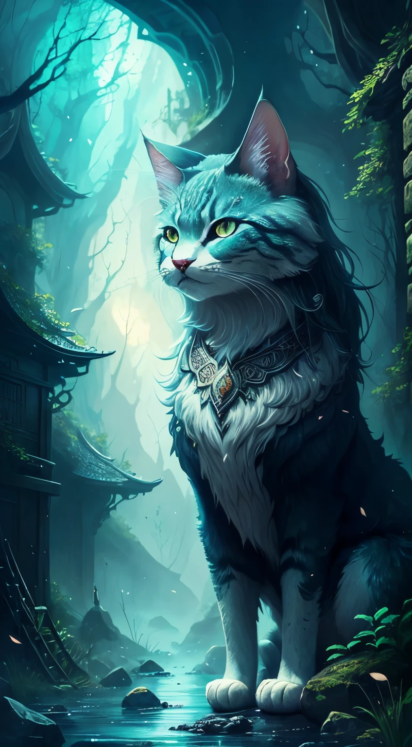 smileで住宅街の道路で座っている翼のある猫, furry fantasy art, very very beautiful furry art, warrior cat fan art, high quality fantasy art, Ahri, adorable digital painting, digital fantasy art ), cute detailed digital art, by Yan J, realistic fantasy paintings, realistic fantasy artwork, surreal fantasy art, detailed digital 2d fantasy art, detailed fantasy art、smile