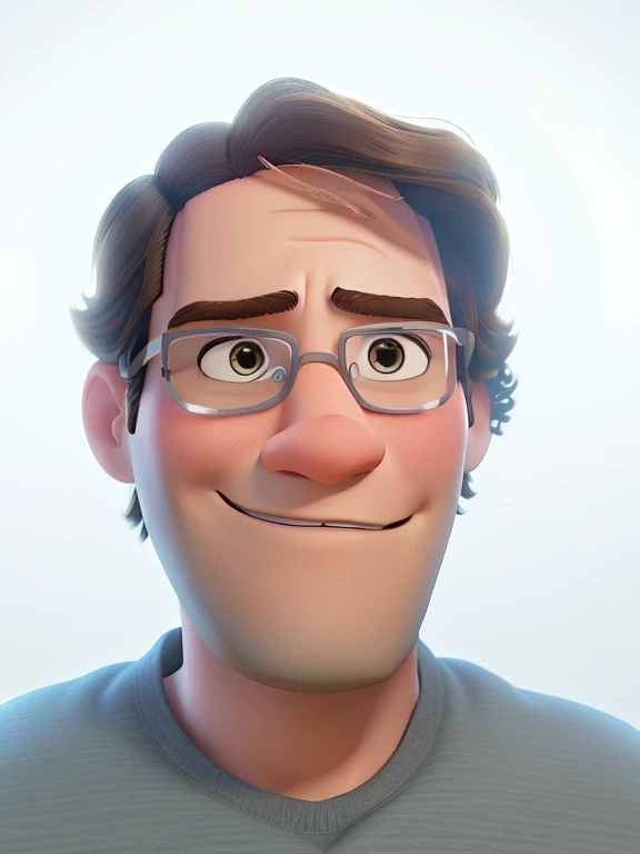 Um homem sul americano estilo disney pixar, alta qualidade, melhor qualidade