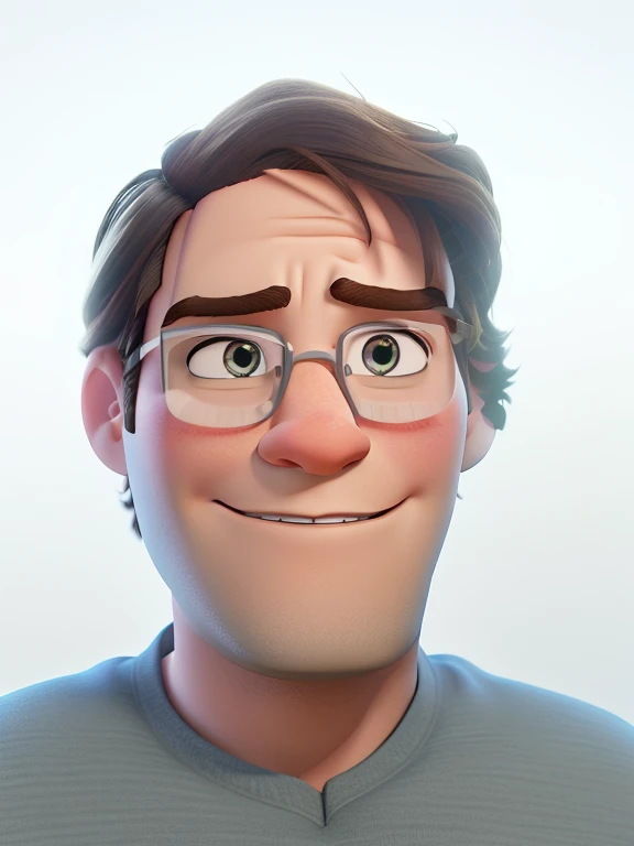 Um homem sul americano estilo disney pixar, alta qualidade, melhor qualidade