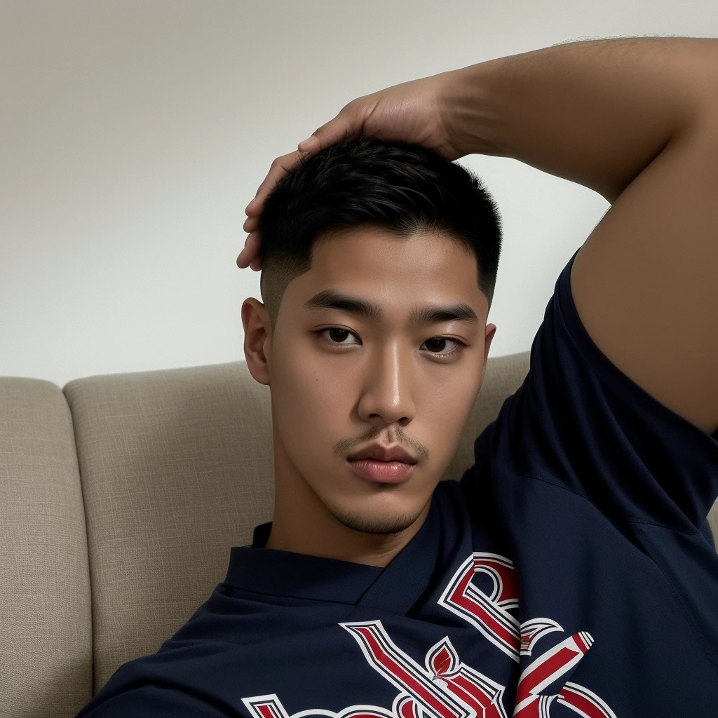 photorealistic, best quality, masterpiece, extremely detailed, sexy, homoerotic, extremely handsome, youthful, 25 year old handsome and muscular korean young man, milk spilled on his body, blond hair, fair skin, (((muscular bodybuilder))), (((massive thighs))), wearing a white thong, lying down on a picnic mat, happy, at park, extremely romantic atmosphere, perfect face, perfect fingers, perfect hands, perfection