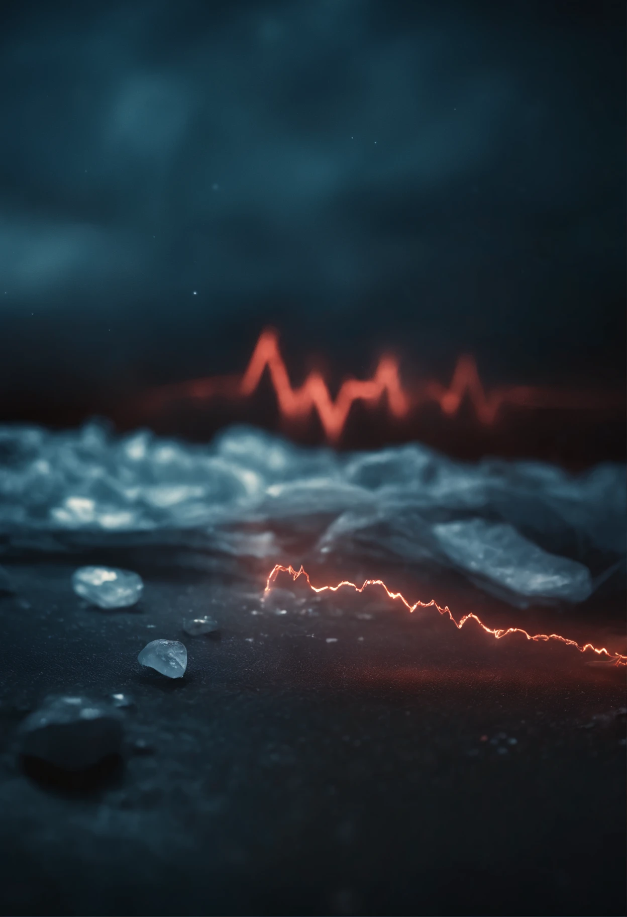 Impulse, Impulse, tachycardia, Heart, Heartbeat, cardiogram, Heart pulse, Ice, Falling down, The Comet