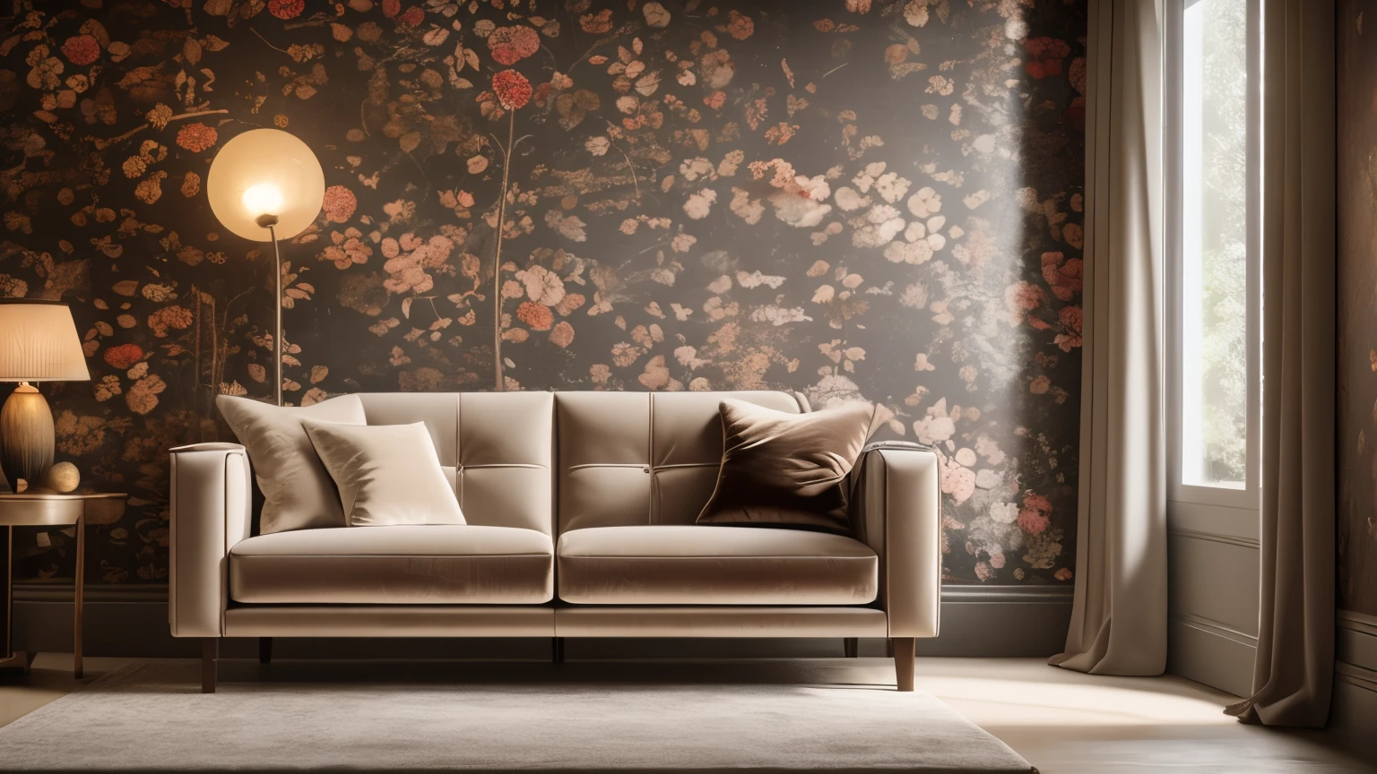 ((best quality)), ((masterpiece)), (detailed), perfect face, hyper ultra realistic photographs full body of A vintage-style interior fades into view like an old photograph developing before your eyes. The blurred outlines of a velvet armchair, a grandfather clock, and faded floral wallpaper whisper of a bygone era, waiting to be rediscovered ratio 16:9, 4k, 8k resolution, High quality photo, high detailed, imagesharp focus, Cinematic lighting,hyperdetailed & Unreal engine, detail, realism, photography,cinematography, camera NIKON, lens NIKKOR flagship, masterpiece. hyper-maximalism, ultradetailed photorealistic, light skin imperfections, final render, vray