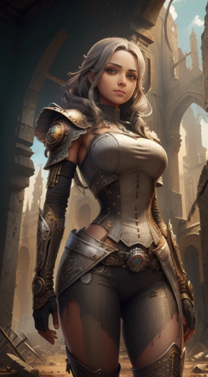(The best quality,A high resolution,Ultra - detailed,actual),Ariana Grande is an American native Indian cyborg , feathers on the head ,(native American:1.4), (dark ebony skin:1.4) ,(yellow dress+white native American cyborg mechanical :1.4), feather,hair ornaments,Jewelry,necklace,tribal,Head ornament,bracelet,face paint,Braiding,bracelet, Wow_Fast_No_freezing_style, One girl in full growth,(Background Grasslands and bushes :1.4), (Dungeon ruins background in ruins jungle meadow :1.4 ), epic fantasy art style hd, 4K fantasy art, epic fantasy digital art style, epic fantasy art style, Fantasy Woman, epic fantasy art portrait, Epic fantasy style, hyperrealistic fantasy art, hd fantasy art, epic fantasy character art, epic fantasy art, in style of dark fantasy art, epic fantasy digital art, (cowboy pose), (perfect anatomy :1.4),( background forest big trees meadow :1.4),( lace style lingerie white :1.4), (face detailed America native :1.4), (native American :V2.1),( cowboy pose), (background big trees autumn :1.4), (dark ebony skin:1.4), (beautiful eyes detailed :1.4), (Has large white eagle feathers transparent Cyborg costume :1.4), ( plumas realistic Cyborg mecánica plastic transparent :1.4)