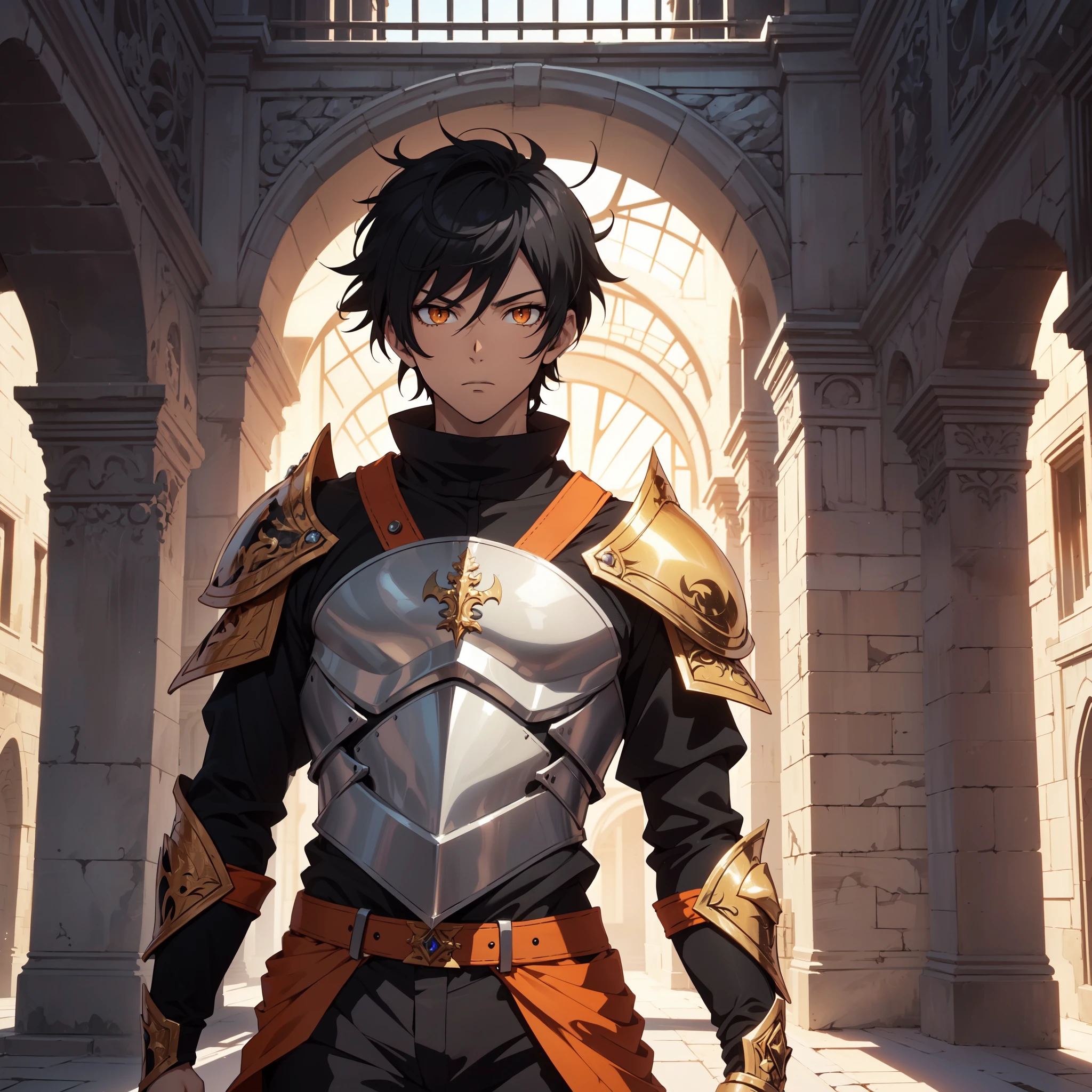 128K Ultra High Definition,
128K Ultra High Quality,
128K Ultra High Resolution,
Best Definition,
Best Quality,
Best Resolution,
Perfectly Detailed,
Perfectly Designed,
Extremely Detailed,
Extremely Designed,
Hyper Detailed,
Hyper Definition,
Hyper Quality,
Hyper Resolution,
Masterpiece,
(((Anime))),
Body Shot,
(((Boy))),
Handsome,
Muscular Body,
(((Black Short Hair))),
(((Orange Eyes))),
(((Hyper Detailed & Perfectly Designed With Ultra High Quality Ruby Warlord Armor))),
(((Inside Of Medieval Royal Palace Background Scenery))),