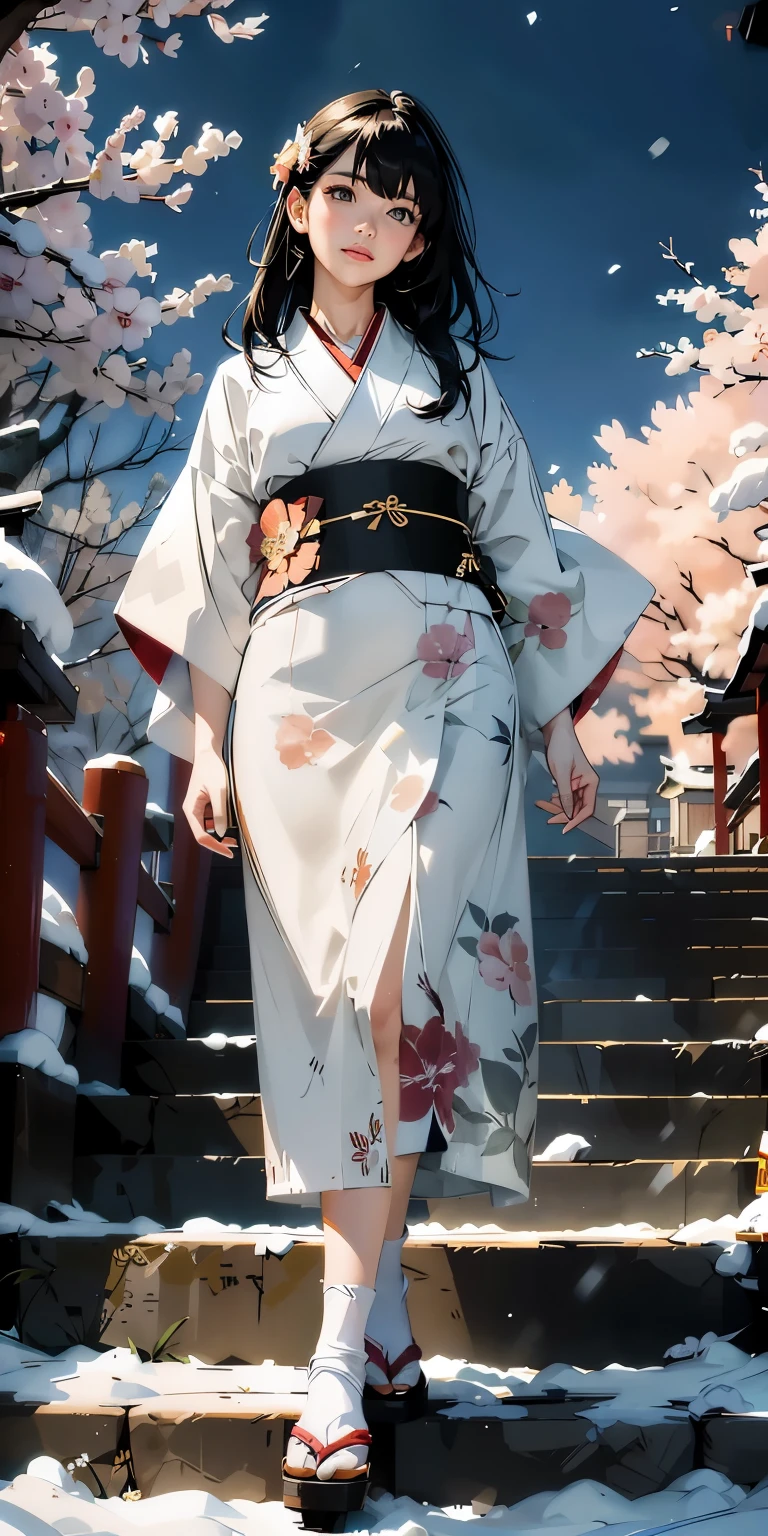 Beautiful Japan kimono woman