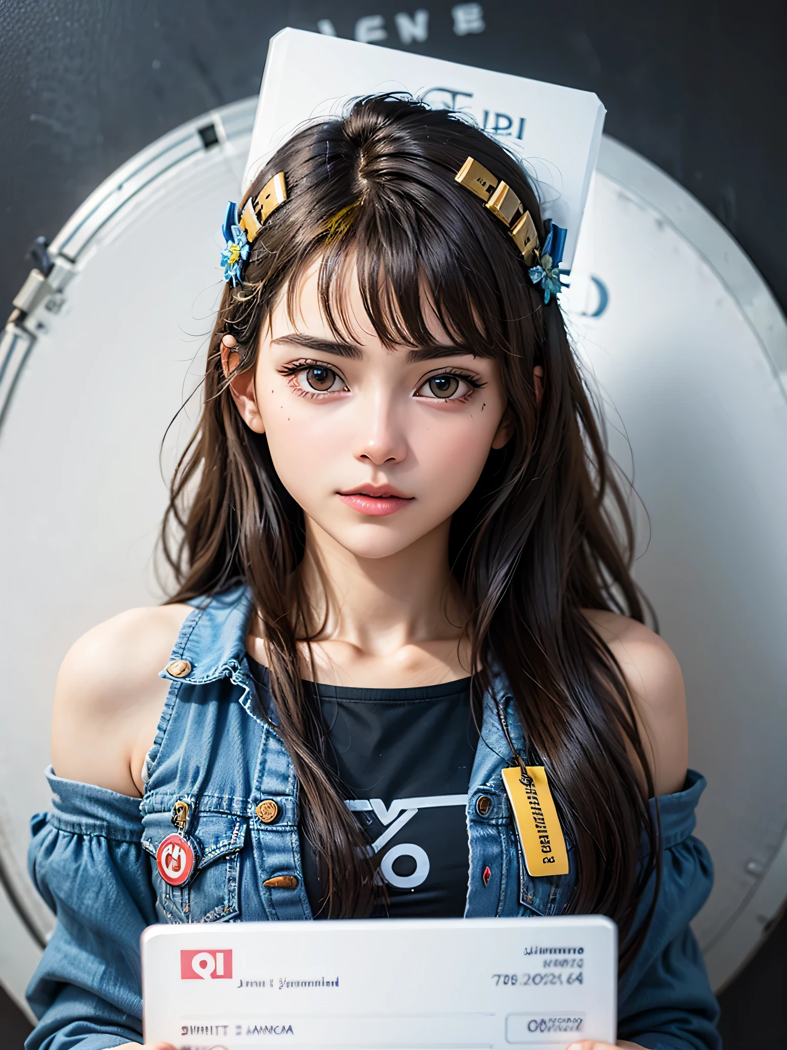 ((software: 1.4)),((Detailed face, Professional photography)), ((software, Idol Costumes, Idol Uniform, on stage, 1 person)), Ultra-high resolution, (Realistic: 1.4), RAW Photos, Highest quality, (PhotoRealistic Stick), concentrated, Soft Light, ((20-year-old)), ((Japanese)), (( (Young Face))), (surface), (Depth of written boundary), masterpiece, (Realistic), woman, bangs, ((1 person))