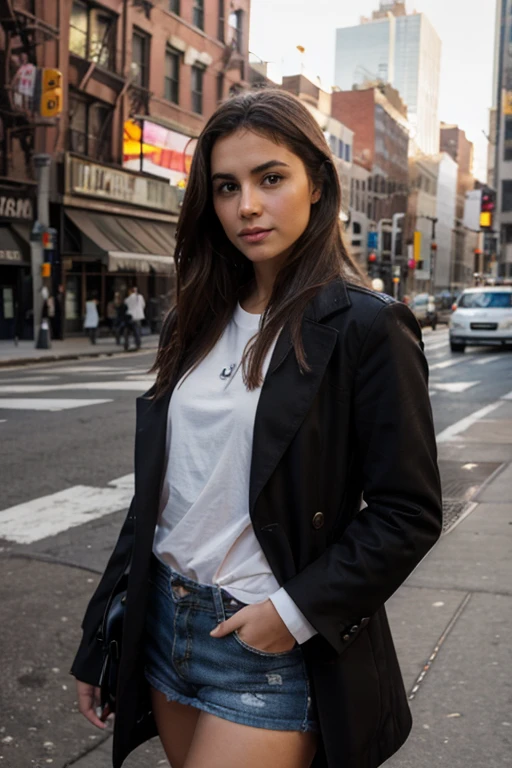 quiero esta misma modelo con una foto en nueva york