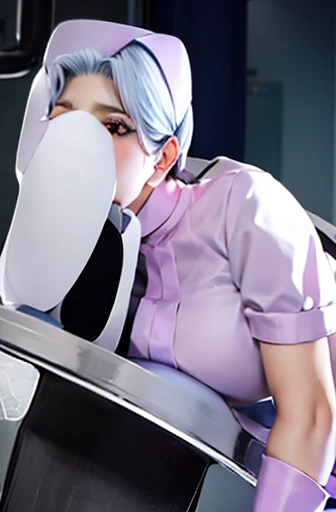 nurse uniform,hospital, latex nurse suit,nurses,busty,elbow gloves,labcoat,silverhair woman,blue eyes , gigantic boobs ,medical instruments,asian nurse,two nurses,speculum,examination room,oversize boobs, ,big ass ,strap on, lay on table ,legs spreaded,giving birth,gyno chair , dentist,Milf,latex