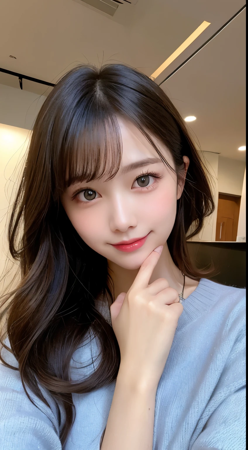 table top, highest quality, shape, Super detailed, finely, High resolution, 8k wallpaper, 完璧なダイナミックな構shape, beautiful and detailed eyes, winter dress,medium hair, small breasts, natural color lip, random sexy pose,smile,big city、20 year old girl、midnight、beautiful and detailed face、perfect and beautiful face,Big eyes、RAW photo、spread both arms and legs wide、Express your best mood with your whole body、beautiful and detailed eyes、small face、beautiful duplex、slim face and style
