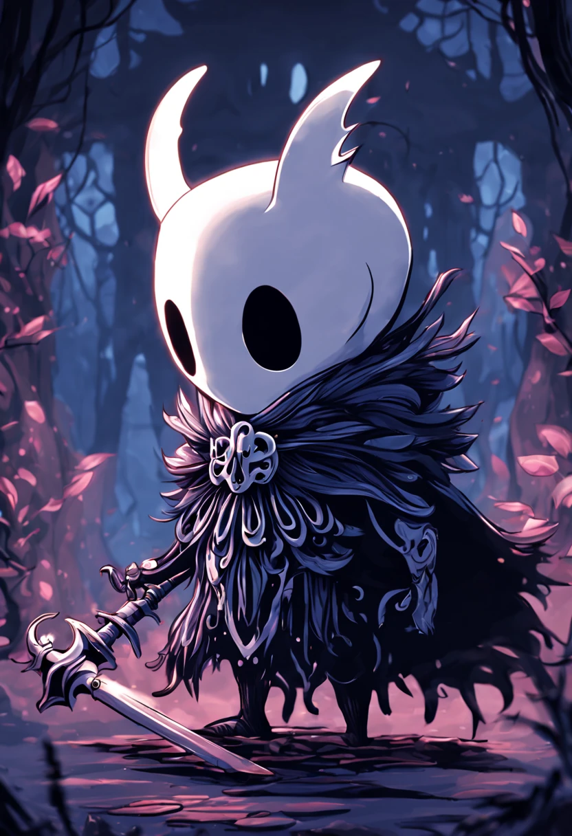 uma foto de perfil pro youtube estilo jogo hollow knight
