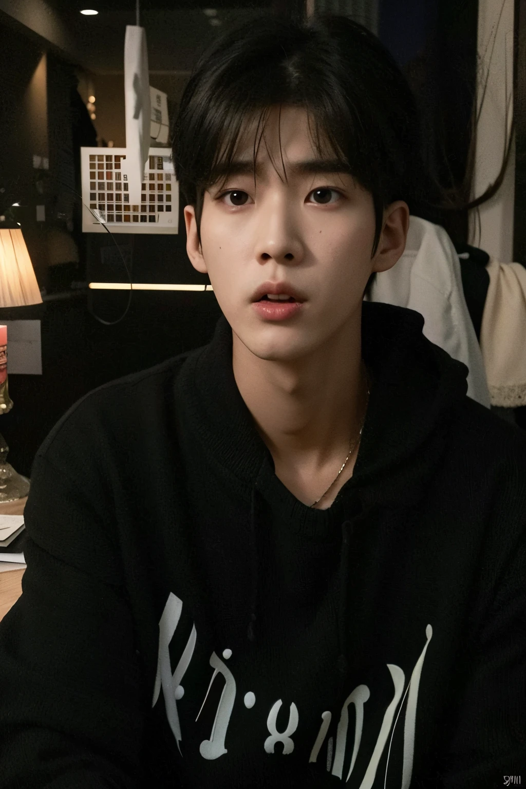 There is a man sitting at the table, Kim Doyoung, jinyoung shin, Shin Jin Young Aesthetics, male Urzan, Jung Jae Hyun, Inspired by Zhang Han, cai xukun, Inspired by Bian Shoumin, kanliu666, Avatar profile picture, 1 7--old ’s face slimming, Hengtai, Urzan