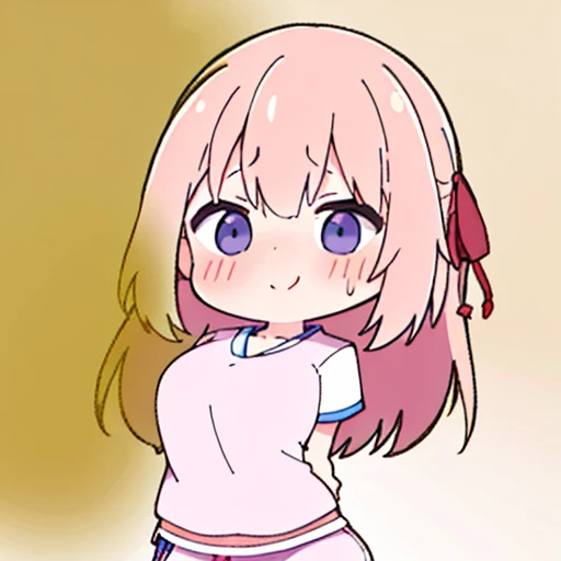 (master piece、super detail、highest quality、8k、32K、High resolution、Kyoto Animation Style Anime Illustration、highest qualityの公式アートの特徴: 1.6)、(caregiver) 、cute女の子 1 人、solo、Are standing、whole body、predecessor、Makeup、cute、: 1.3)、(:1.2)、(cute:1.5)、セクシーなcute女の子、Morning park during a run、shortness of breath、(Sweat)1.4、Satisfied smile、Wearing a light brown sports bra and jogger pants、Transparent shirt、Soft and clean focus、Realistic lighting and shading、Active、dynamism、(light pink hair、twin blade、long hair、hair ribbon、cuteリボン: 1.1)、thin eyebrows、big breasts、women stink、fart、shyness、blush、Gas comes out of the butt、put pressure on your face、lots of gas