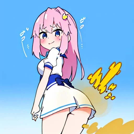 (master piece、super detail、highest quality、8k、32K、High resolution、Kyoto Animation Style Anime Illustration、highest qualityの公式アートの特徴: 1.6)、(caregiver) 、cute女の子 1 人、solo、Are standing、whole body、predecessor、Makeup、cute、: 1.3)、(:1.2)、(cute:1.5)、セクシーなcute女の子、Morning park during a run、shortness of breath、(Sweat)1.4、Satisfied smile、(light pink hair、twin blade、long hair、cuteリボン: 1.1)、thin eyebrows、big breasts、women stink、fart、shyness、blush、Gas comes out of the butt、put pressure on your face、lots of gas、My body trembles、Completely naked