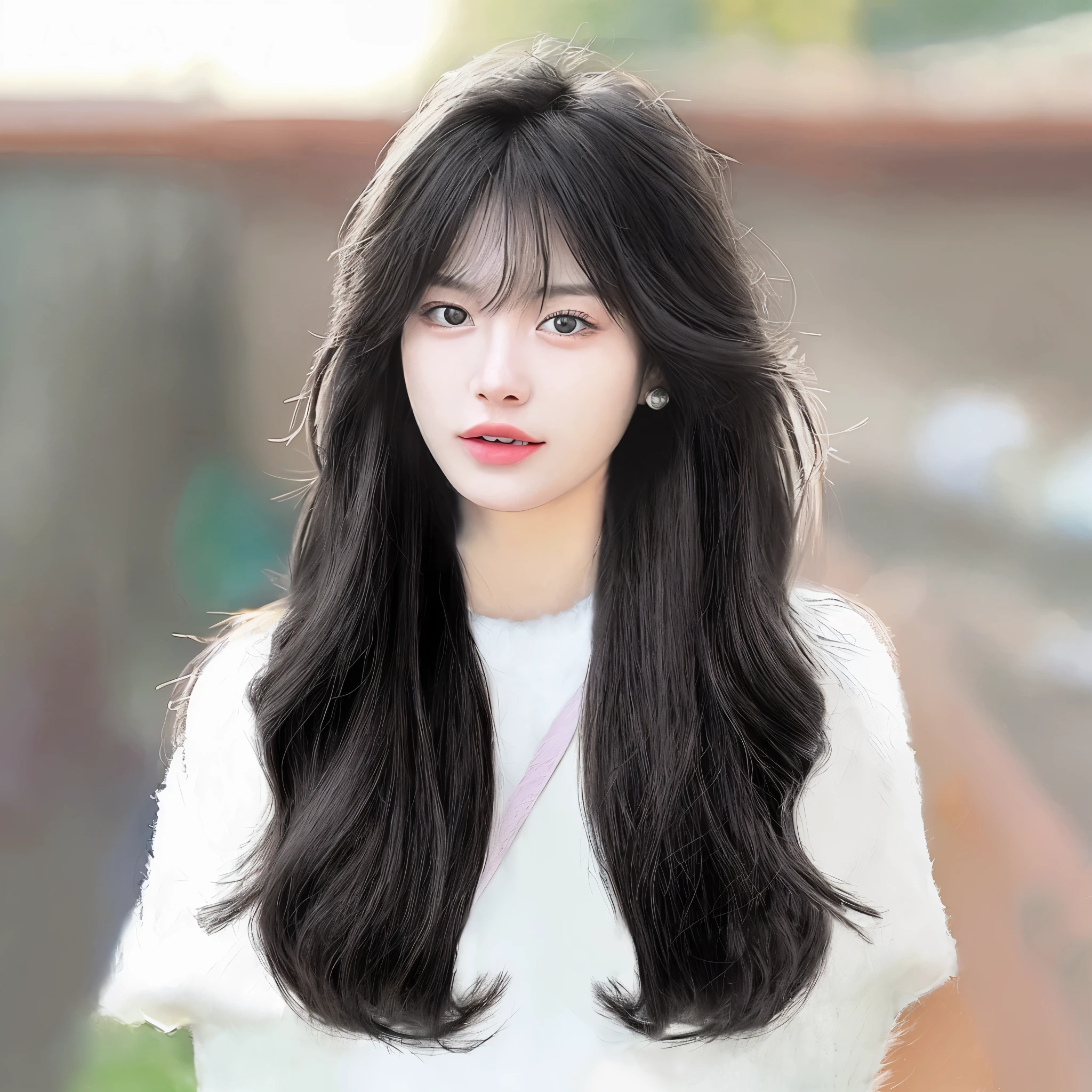 people in backgrounds,hair black