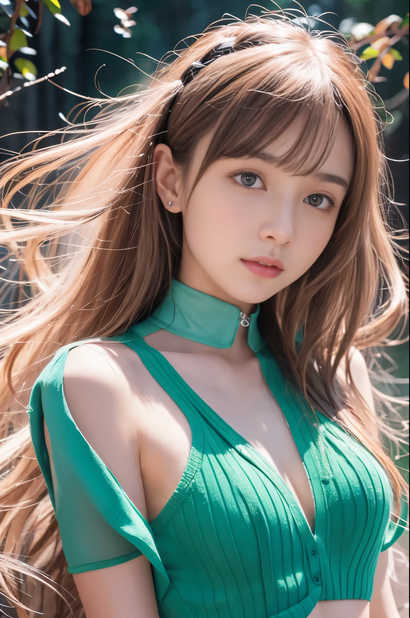 (8K、Live shooting、realistic:1.25)、1 girl、A fairy like a 14 year old girl with a beautiful face.、Floating in the air and looking down from above、buckshot、fairy wings are transparent、shy smile、whole body、luminous costume、lip gloss、Glossy skin、highest quality、ultra high resolution、
