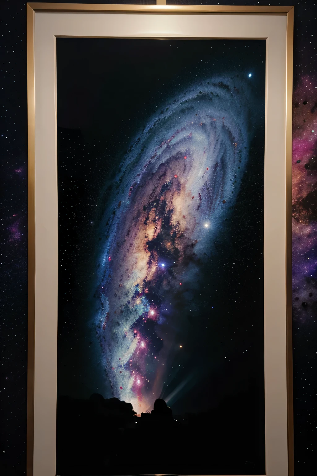 make art of galaxy