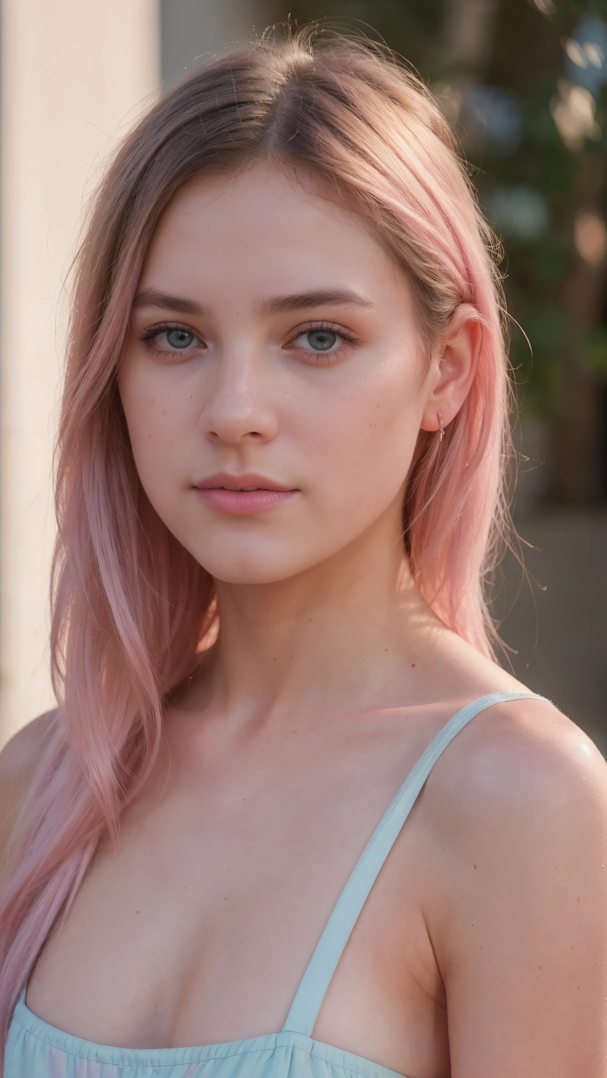 1girl, pastel colored soft lights, (8k, RAW photo, best quality, masterpiece:1.2), (realistic:1.3), (photorealistic:1.3), ultra-detailed, (high detailed skin:1.2), 8k uhd, dslr, high quality, film grain, Fujifilm XT3, best quality, beautiful lighting, portrait