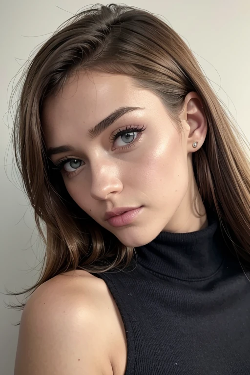 Belle fille, Marron_eyeeautiful mince adolescente de 18 ans, cheveux color [Brown highlights cheveux], [Pixie undercut] cheveux)), boucles d’oreilles, lèvres, Réaliste, taille étroite, charmant, pink lèvrestick, maquillage coloré, Cils longs, boucles d’oreilles, porter de l’eye-liner, peau claire, (mignon), (face détaillée), Yeux détaillés, Iris détaillé, corp magnifique, corps athlétique, abdominaux prononcés sur l&#39, pantalon moulan, pull , sac LV, paris