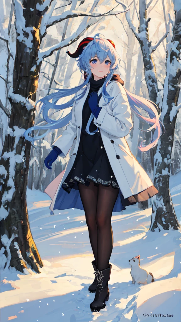 Top quality, 4K, 8K, high resolution, masterpiece: 1.2, ganyu, stupid hair, Kirin horn, beautiful young woman, snow-covered countryside, winter scenery, winter coat, long coat, beautiful winter boots, gloves, nudist, happy, natural beauty, long Light blue hair, shining blue eyes, detailed facial features, rosy cheeks, gentle smile, breath of ice, pink and white winter scenery, snowflakes falling quietly, refreshing winter air, quiet and peaceful, calm atmosphere, quiet mood, stepping on sparkling snow, Traces of footprints, white winter wonderland, untouched nature, soft and fluffy snow, clear blue sky, sunlight through the trees, subtle shadows, comfort and warm feeling, calm and relaxation, enjoying loneliness, one with nature , blissful harmony, the pleasant sound of nature, the breeze, the sound of leaves in the wind, melting icicles, the sound of snow breaking at your feet, the whisper of the wind, freedom and freedom, the beauty of simplicity, free and carefree existence, incorporating natural elements, elegant and elegant Unnatural movement, peaceful aura, satisfaction and happiness, enjoy the present moment, connect with the environment, calm and slow pace, look at the breathtaking scenery, look at the winter wonderland, immerse yourself in the beauty of nature, unforgettable Memories of winter,

A fantastic and fantastic world

[Materials]: Oil painting, classic artwork, realistic portrait, realistic style, soft brush stroke, rich texture, attention to detail, vivid colors, warm color palette, depth and dimension, subtle highlights And shadow, impressionist touch, elegant and sophisticated composition, fine art quality

[Image quality]: Ultra-detailed, high resolution, crystal clear image, sharp focus, fine details, seductive clarity and clarity, professional grade, exquisite quality, perfect as pictured, perfect craftsmanship, wonderful level of detail, current Practical description

[Art style]: Portrait art, realism, impressionism, romanticism, wint