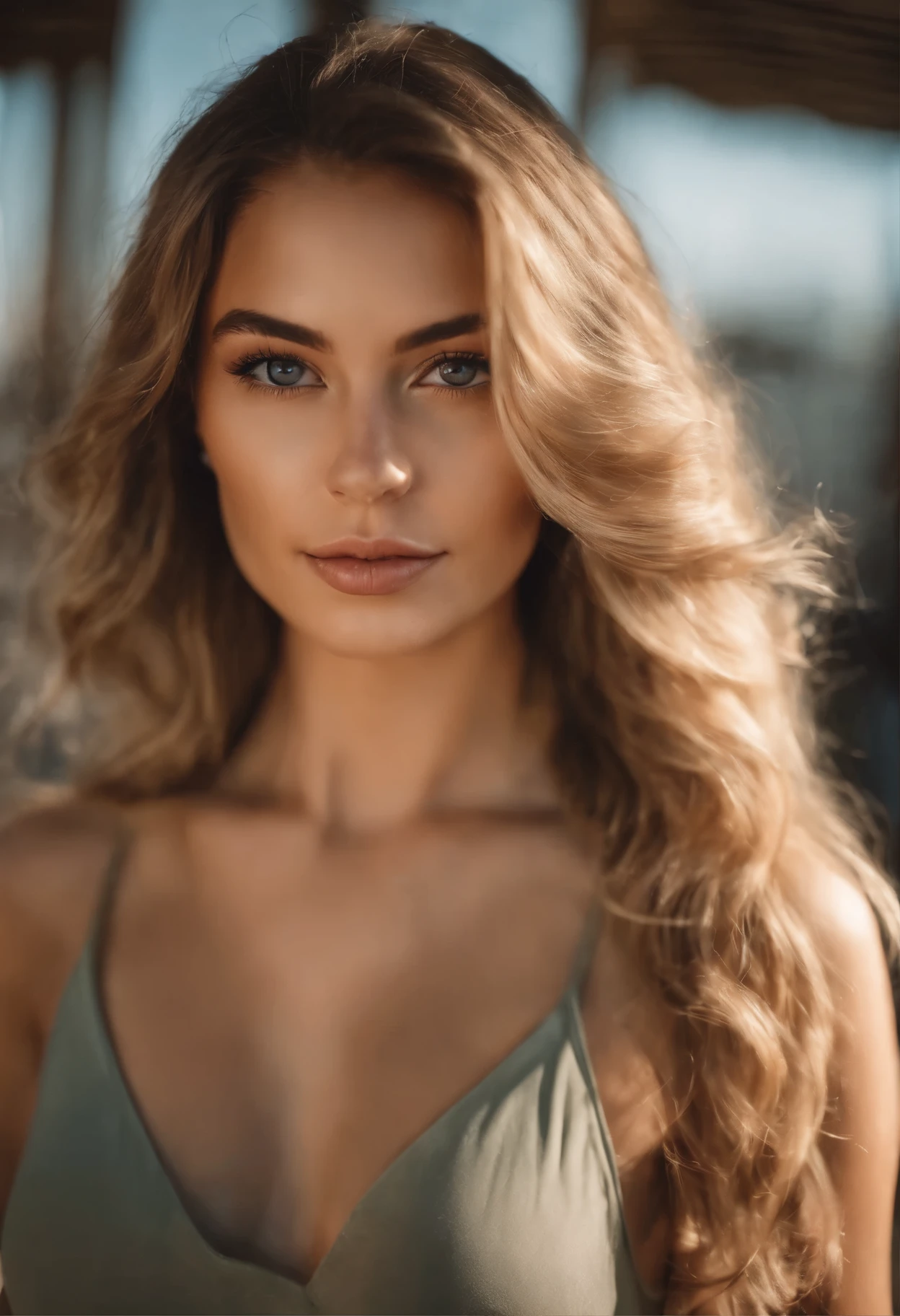a stunning young brunette woman, 21 years old with tank top and matching posing in a nightclub, fille sexy aux yeux bleus, Portrait Sophie Mudd, blur background, Best quality, 1fille, Portrait de Corinna Kopf, cheveux blonds et grands yeux, selfie of a young woman, ohne Maquillage, maquillage naturel, Look directly into the camera, Visage avec Artgram, dezentes Maquillage, Superbe photo du corps entier, dans la chambre, gros seins, Blonde, Fille blonde latine, Yeux verts, Photo dans la mer, Poser pour Instagram
Corps maigre,
dressed in a bikini, shot on kodak gold 400