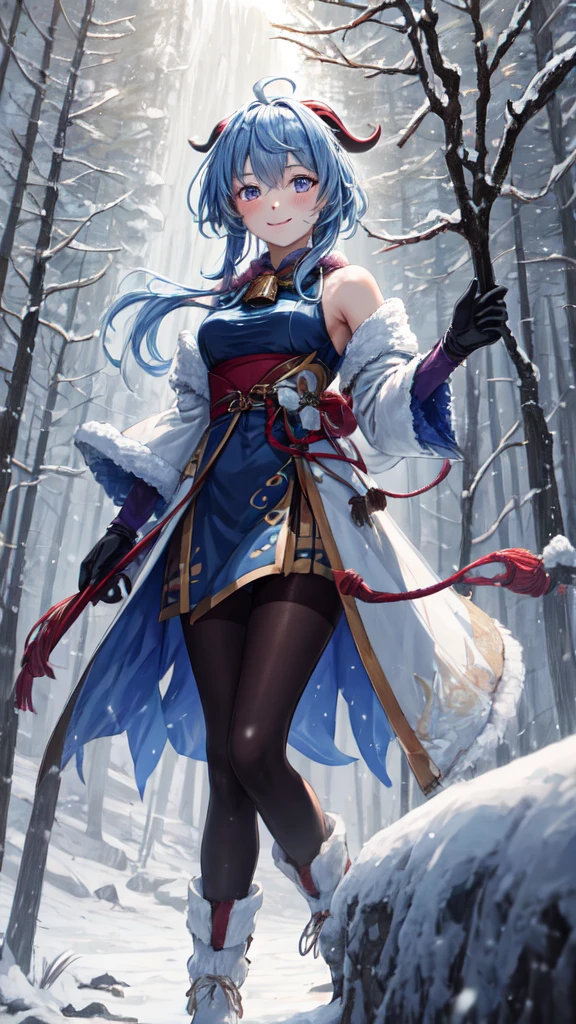 Top quality, 4K, 8K, high resolution, masterpiece: 1.2, ganyu, stupid hair, Kirin horn, beautiful young woman, snow-covered countryside, winter scenery, winter coat, long coat, beautiful winter boots, gloves, nudist, happy, natural beauty, long Light blue hair, shining blue eyes, detailed facial features, rosy cheeks, gentle smile, breath of ice, pink and white winter scenery, snowflakes falling quietly, refreshing winter air, quiet and peaceful, calm atmosphere, quiet mood, stepping on sparkling snow, Traces of footprints, white winter wonderland, untouched nature, soft and fluffy snow, clear blue sky, sunlight through the trees, subtle shadows, comfort and warm feeling, calm and relaxation, enjoying loneliness, one with nature , blissful harmony, the pleasant sound of nature, the breeze, the sound of leaves in the wind, melting icicles, the sound of snow breaking at your feet, the whisper of the wind, freedom and freedom, the beauty of simplicity, free and carefree existence, incorporating natural elements, elegant and elegant Unnatural movement, peaceful aura, satisfaction and happiness, enjoy the present moment, connect with the environment, calm and slow pace, look at the breathtaking scenery, look at the winter wonderland, immerse yourself in the beauty of nature, unforgettable Memories of winter,

A fantastic and fantastic world

[Materials]: Oil painting, classic artwork, realistic portrait, realistic style, soft brush stroke, rich texture, attention to detail, vivid colors, warm color palette, depth and dimension, subtle highlights And shadow, impressionist touch, elegant and sophisticated composition, fine art quality

[Image quality]: Ultra-detailed, high resolution, crystal clear image, sharp focus, fine details, seductive clarity and clarity, professional grade, exquisite quality, perfect as pictured, perfect craftsmanship, wonderful level of detail, current Practical description

[Art style]: Portrait art, realism, impressionism, romanticism, wint