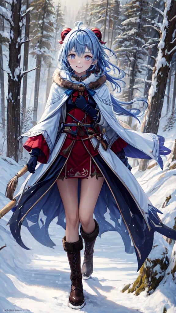 Top quality, 4K, 8K, high resolution, masterpiece: 1.2, ganyu, stupid hair, Kirin horn, beautiful young woman, snow-covered countryside, winter scenery, winter coat, long coat, beautiful winter boots, gloves, nudist, happy, natural beauty, long Light blue hair, shining blue eyes, detailed facial features, rosy cheeks, gentle smile, breath of ice, pink and white winter scenery, snowflakes falling quietly, refreshing winter air, quiet and peaceful, calm atmosphere, quiet mood, stepping on sparkling snow, Traces of footprints, white winter wonderland, untouched nature, soft and fluffy snow, clear blue sky, sunlight through the trees, subtle shadows, comfort and warm feeling, calm and relaxation, enjoying loneliness, one with nature , blissful harmony, the pleasant sound of nature, the breeze, the sound of leaves in the wind, melting icicles, the sound of snow breaking at your feet, the whisper of the wind, freedom and freedom, the beauty of simplicity, free and carefree existence, incorporating natural elements, elegant and elegant Unnatural movement, peaceful aura, satisfaction and happiness, enjoy the present moment, connect with the environment, calm and slow pace, look at the breathtaking scenery, look at the winter wonderland, immerse yourself in the beauty of nature, unforgettable Memories of winter,

A fantastic and fantastic world

[Materials]: Oil painting, classic artwork, realistic portrait, realistic style, soft brush stroke, rich texture, attention to detail, vivid colors, warm color palette, depth and dimension, subtle highlights And shadow, impressionist touch, elegant and sophisticated composition, fine art quality

[Image quality]: Ultra-detailed, high resolution, crystal clear image, sharp focus, fine details, seductive clarity and clarity, professional grade, exquisite quality, perfect as pictured, perfect craftsmanship, wonderful level of detail, current Practical description

[Art style]: Portrait art, realism, impressionism, romanticism, wint
