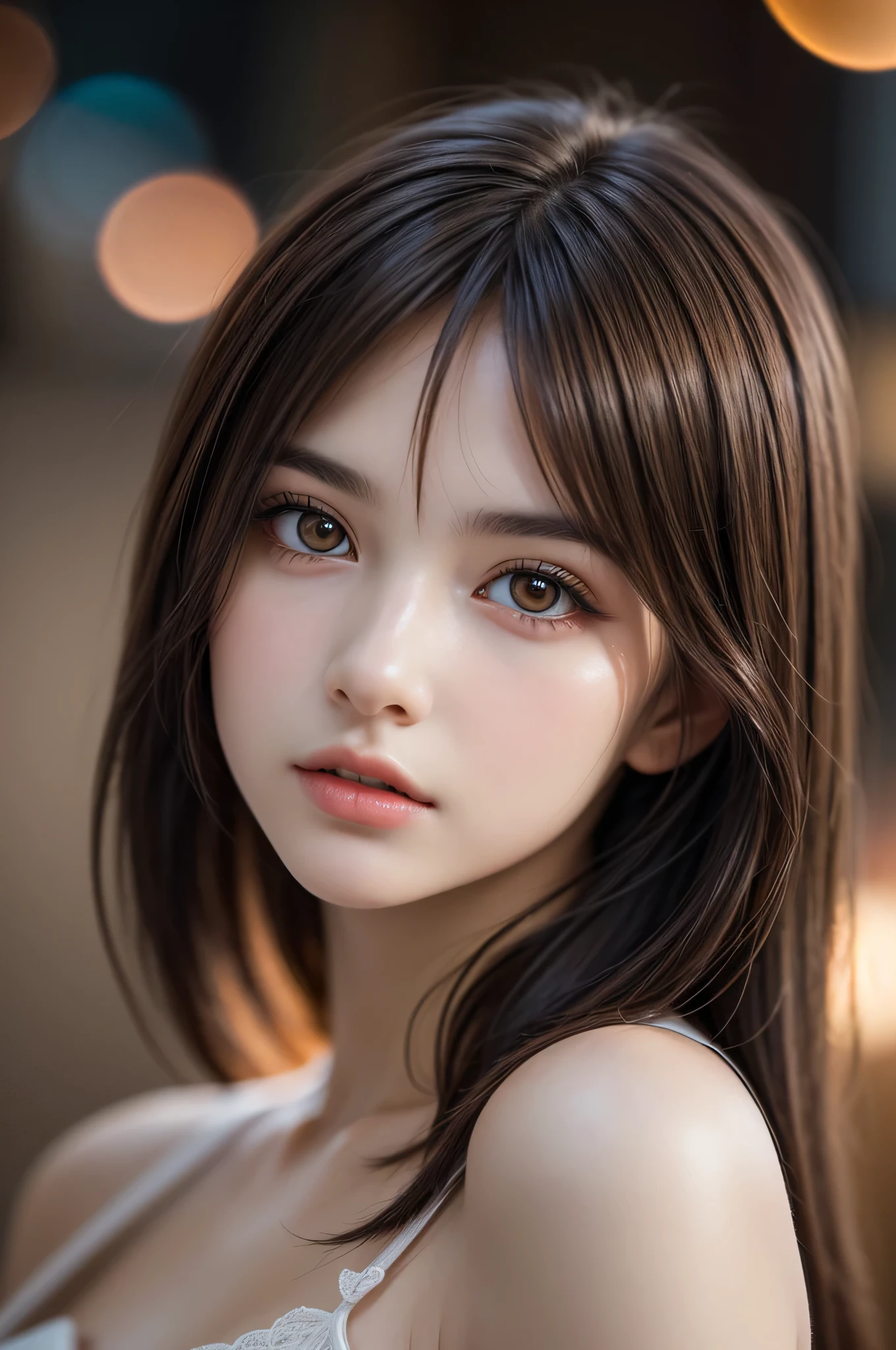 NSFW, 8k, High-level, absurd, masterpiece, best quality, primitive, very detailed CG, very detailed wallpaper, perfect lighting, Extremely detailed ((( personifying " Cleopatra " as a Little Girl))), MysticSight, Tyndall effect, Tyndall scattering, (Studio gray background with (Overflowing oodles Dazzling RainbowColorParticles (BokeH))), (RoundlyButts, ThighGap), (Exposed:0.4), (Assfocus with looking ahead) BREAK (Acutance:0.88), (NOGIZAKA face variations) Extremely Detailed very KAWAII face variations, perfect anatomy, Childish, CaptivatingGaze ElaboratePupils detailed Eyes with (sparkling highlights:1.28), (Voluminous LongEyelashes:0.88)、GlossyRED Lips with beautiful details, RosyCheeks, Radiant PearlSkin with Transparency . { (Dynamic LifeLike expressions:1.4) | (:d) }, (large eyes:-1) .