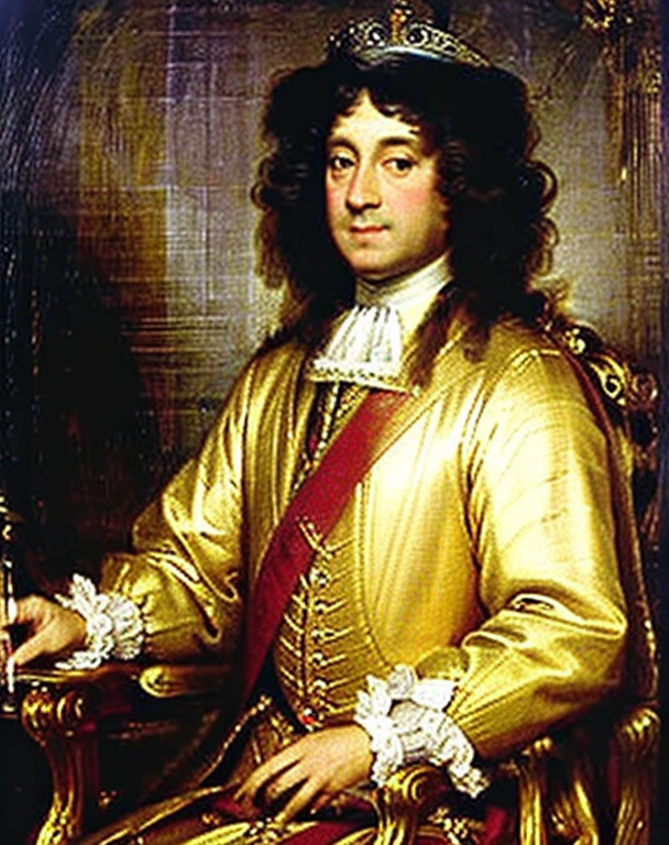 King Louis XIV, wearing periwig