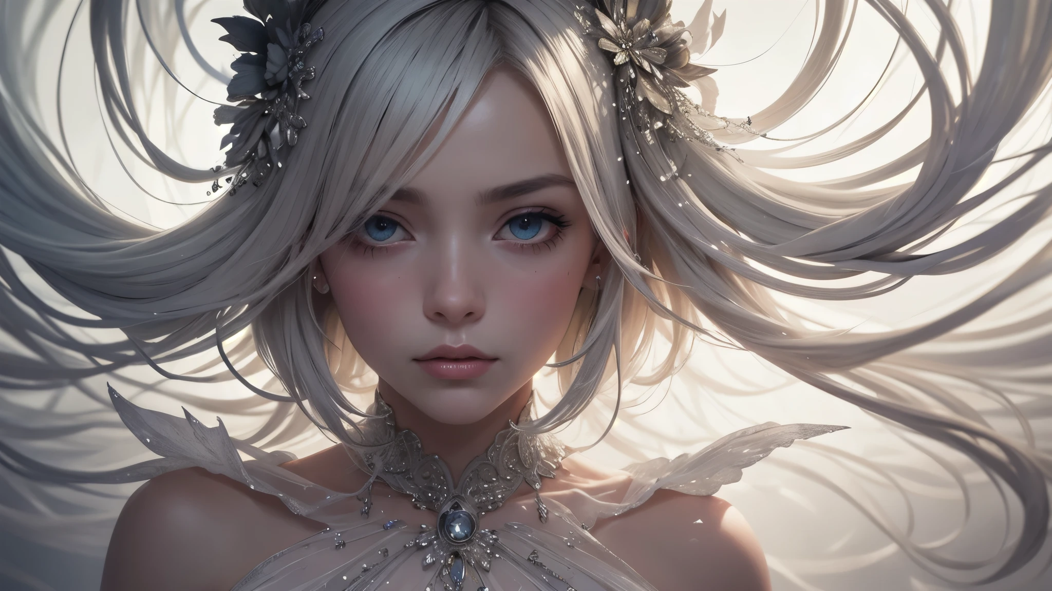 woman\((Made from beautiful and delicate white lace:1.5),doll,Anime Style,,smile,so beautiful,Very delicate,3D \), break ,quality\(8k,Very detailedCGユニットのwallpaper, masterpiece,High resolution,top-quality,top-quality real texture skin,Surreal,Increase the resolution,RAW Photos,最高quality,Very detailed,wallpaper,Cinematic Lighting,Ray-tracing,Golden Ratio\),Dynamic Angle,Macro photography