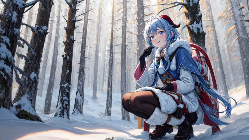 Top quality, 4K, 8K, high resolution, masterpiece: 1.2, ganyu, stupid hair, Kirin horn, beautiful young woman, snow-covered countryside, winter scenery, winter coat, long coat, beautiful winter boots, gloves, nudist, happy, natural beauty, long Light blue hair, shining blue eyes, detailed facial features, rosy cheeks, gentle smile, breath of ice, pink and white winter scenery, snowflakes falling quietly, refreshing winter air, quiet and peaceful, calm atmosphere, quiet mood, stepping on sparkling snow, Traces of footprints, white winter wonderland, untouched nature, soft and fluffy snow, clear blue sky, sunlight through the trees, subtle shadows, comfort and warm feeling, calm and relaxation, enjoying loneliness, one with nature , blissful harmony, the pleasant sound of nature, the breeze, the sound of leaves in the wind, melting icicles, the sound of snow breaking at your feet, the whisper of the wind, freedom and freedom, the beauty of simplicity, free and carefree existence, incorporating natural elements, elegant and elegant Unnatural movement, peaceful aura, satisfaction and happiness, enjoy the present moment, connect with the environment, calm and slow pace, look at the breathtaking scenery, look at the winter wonderland, immerse yourself in the beauty of nature, unforgettable Memories of winter,

A fantastic and fantastic world

[Materials]: Oil painting, classic artwork, realistic portrait, realistic style, soft brush stroke, rich texture, attention to detail, vivid colors, warm color palette, depth and dimension, subtle highlights And shadow, impressionist touch, elegant and sophisticated composition, fine art quality

[Image quality]: Ultra-detailed, high resolution, crystal clear image, sharp focus, fine details, seductive clarity and clarity, professional grade, exquisite quality, perfect as pictured, perfect craftsmanship, wonderful level of detail, current Practical description

[Art style]: Portrait art, realism, impressionism, romanticism, wint