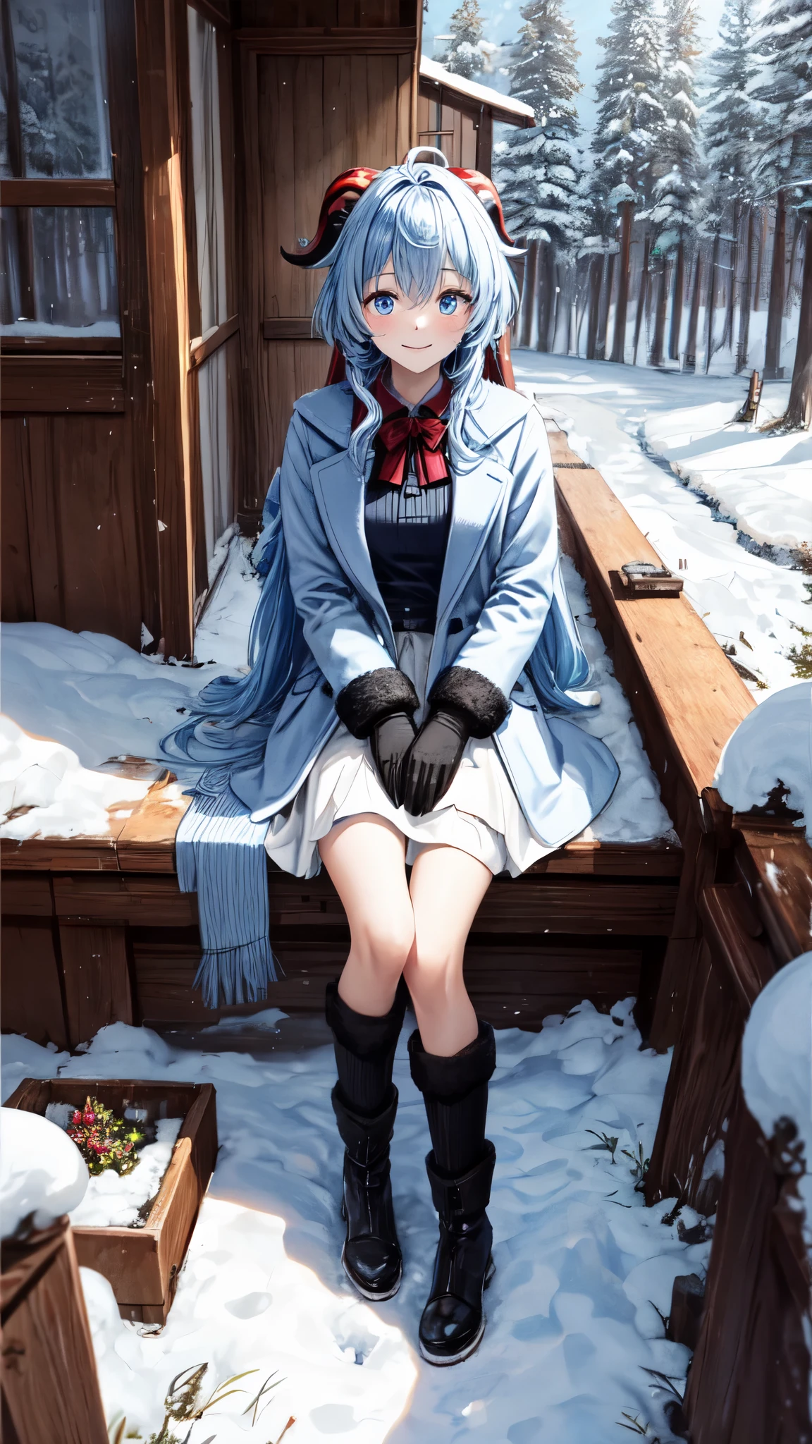 Top quality, 4K, 8K, high resolution, masterpiece: 1.2, ganyu, stupid hair, Kirin horn, beautiful young woman, snow-covered countryside, winter scenery, winter coat, long coat, beautiful winter boots, gloves, nudist, happy, natural beauty, long Light blue hair, shining blue eyes, detailed facial features, rosy cheeks, gentle smile, breath of ice, pink and white winter scenery, snowflakes falling quietly, refreshing winter air, quiet and peaceful, calm atmosphere, quiet mood, stepping on sparkling snow, Traces of footprints, white winter wonderland, untouched nature, soft and fluffy snow, clear blue sky, sunlight through the trees, subtle shadows, comfort and warm feeling, calm and relaxation, enjoying loneliness, one with nature , blissful harmony, the pleasant sound of nature, the breeze, the sound of leaves in the wind, melting icicles, the sound of snow breaking at your feet, the whisper of the wind, freedom and freedom, the beauty of simplicity, free and carefree existence, incorporating natural elements, elegant and elegant Unnatural movement, peaceful aura, satisfaction and happiness, enjoy the present moment, connect with the environment, calm and slow pace, look at the breathtaking scenery, look at the winter wonderland, immerse yourself in the beauty of nature, unforgettable Memories of winter,

A fantastic and fantastic world

[Materials]: Oil painting, classic artwork, realistic portrait, realistic style, soft brush stroke, rich texture, attention to detail, vivid colors, warm color palette, depth and dimension, subtle highlights And shadow, impressionist touch, elegant and sophisticated composition, fine art quality

[Image quality]: Ultra-detailed, high resolution, crystal clear image, sharp focus, fine details, seductive clarity and clarity, professional grade, exquisite quality, perfect as pictured, perfect craftsmanship, wonderful level of detail, current Practical description

[Art style]: Portrait art, realism, impressionism, romanticism, wint