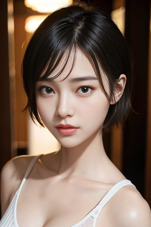 short-cut hair,Beautiful,K-pop idol,japanese idol,Japanese actress,high resolution,Beautiful skin,8k,RAW photo,best quality,masterpiece,realistic,photo-realistic,clear,professional lighting,best quality,ultra high res,beer