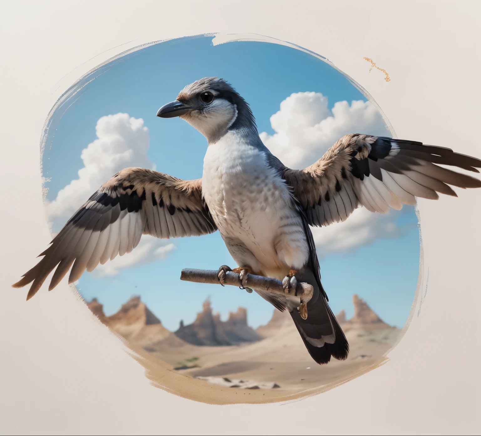 Dessin d'un oiseau d'un animal d'Amérique du Sud, 8K, ::je ne veux pas d'erreur d'image, ni avoir plus de deux ailes, pas écrit, aucune signature.