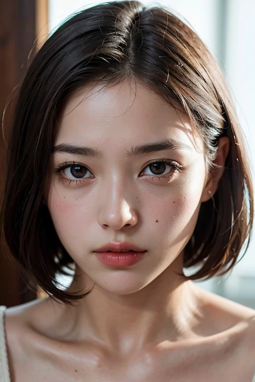 best quality,masterpiece,extremely detailed,high res,4k,ultra high res,detailed shadow,ultra realistic,realistic,dramatic lighting,1girl,solo,detailed face,realistic eyes,realistic skin, black hair, dynamic pose, pread legs, topless,nsfw,