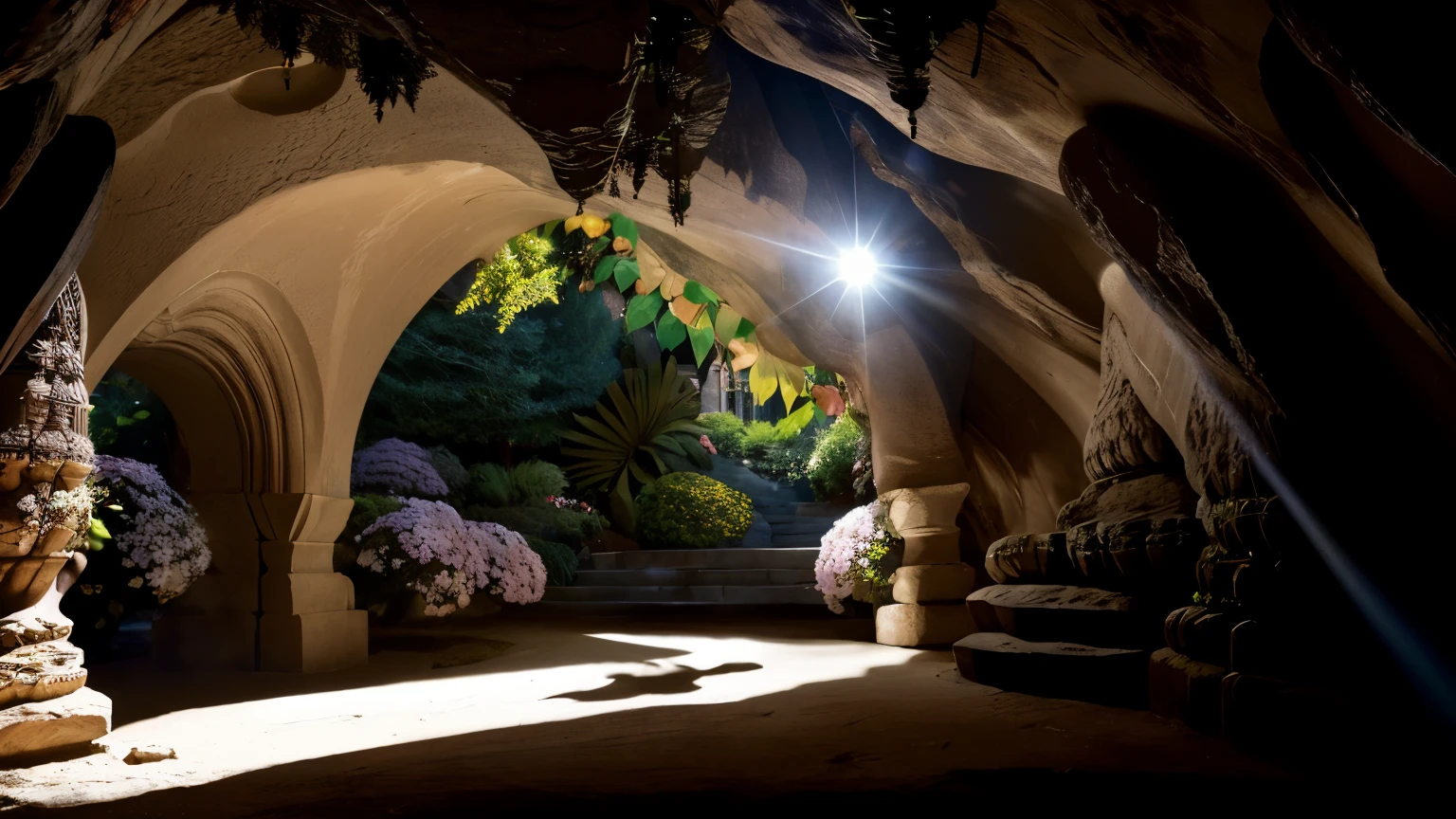 "(best quality,4k,8k,highres,masterpiece:1.2),ultra-detailed,(realistic,photorealistic,photo-realistic:1.37),garden outside,illuminated scenic view,serene atmosphere,colorful flowers,stunning sunlight,soft shadows,vivid colors,playful butterflies,densely packed leaves,whispering tree branches,serene stone pathways,water fountain,peaceful tranquility,natural beauty,refreshing breeze,beautifully manicured landscape,enchanted garden,dynamic lighting,sparkling dew drops,subtle background sounds,natural soundscape,relaxing ambiance"