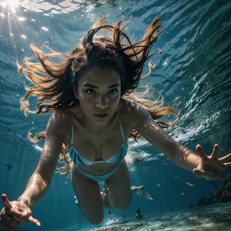 Vanesa Borghi underwater