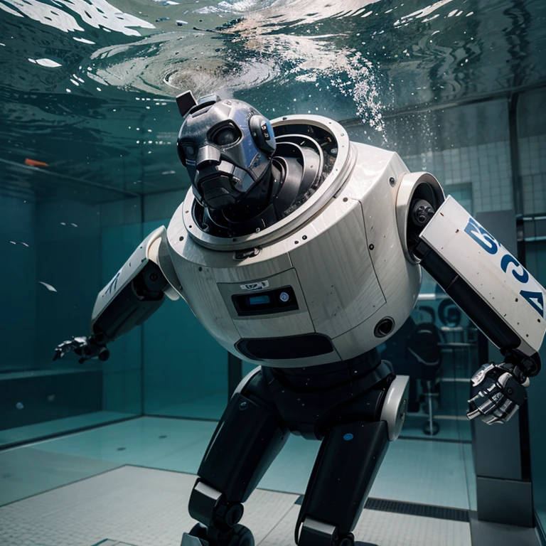 Robot tueur aquatique ours