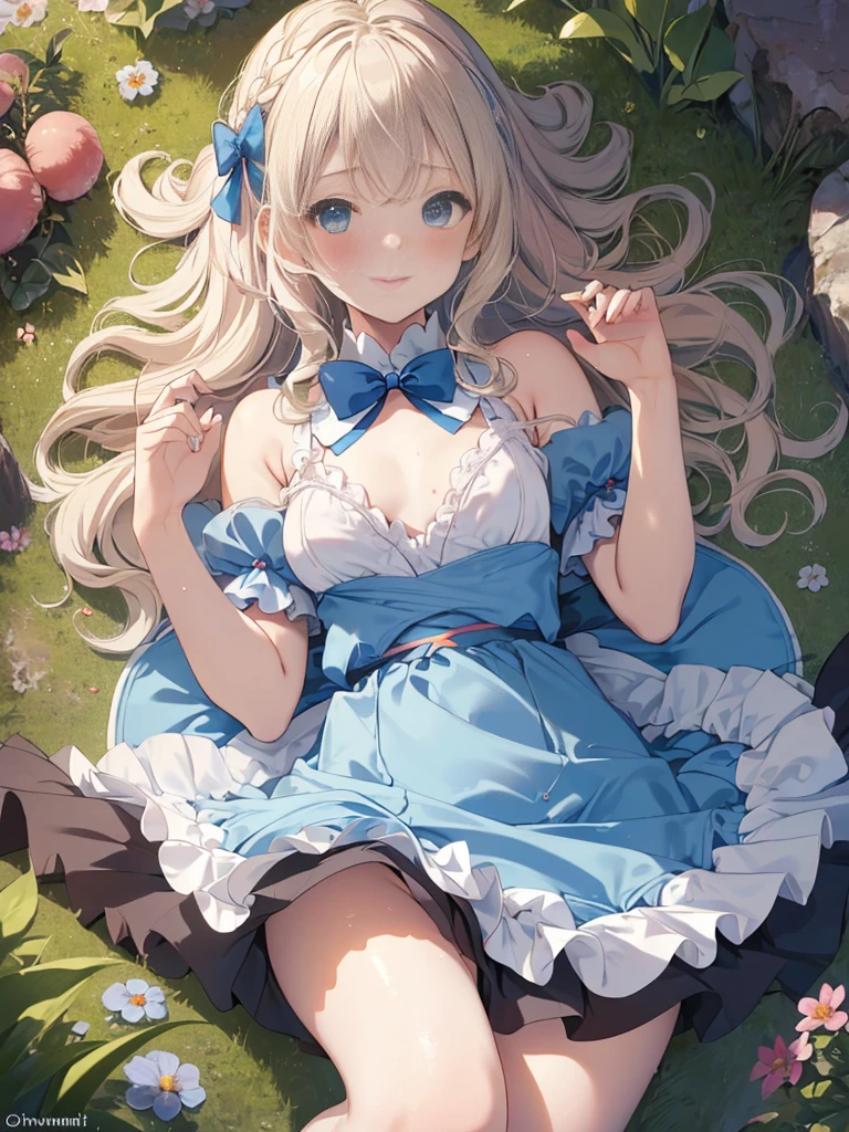 photo realistic, (masterpiece,best quality:1.4),(8k,raw photo,photo realistic:1.2), detailed skin, detailed face,1girl,Japanese idol,cute face, , Not Safe for Work,
1 girl in, length hair, blue eyes, blonde hair, light smile, ((hair of pubis, Not safe for work))), pubisure, ((shiny wavy hair)), diadems, (lying on stomach, from behind), up-skirt, doress, gothic dresses, shairband, shortsleeves, the bow hair, ((blue shairband)),(((No Panties))), (((twat))), ((Open twat)), (((skirt-lift))), a smile, red blush, light Blue Doress, Alice (Alice in Wonderland), White frilled legwear, ((Blue the Bow)), Puffy Sleeves, Bangss, Apron Dress, shortsleeves, ((Blue bow ribbon)), long hair, mini crown, frilld, white gothic dresses,: q, masterpiece, top-quality, not safe for work, Little Girl yo, braided bangs, mary janes,(FULL Body), (((spread puss,Not Safe for Work))), (((cervix))), ((puss juice, Sweat, Sweatdrop)), (((spread puss,Not Safe for Work))), ((ure-thra)), nip,((cli-toris)), urinates, (((anus))), (((from below))),(Garter ring that looks like frilly panties),(((nudi-ty:1.6,top-less:1.1,expose breasts,breasts out))),flat chest, (((nipp-les))),(((nipp)),nip,
yumekawa,yumekawaii,pastel color,(wonderland garden:1.3),imagination, friled panties,
