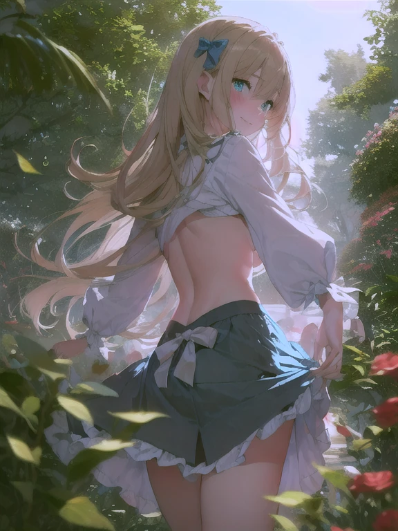 photo realistic, (masterpiece,best quality:1.4),(8k,raw photo,photo realistic:1.2), detailed skin, detailed face,1girl,Japanese idol,cute face, little girl,  , 
1 girl in, length hair, blue eyes, blonde hair, light smile, ((hair of , ))), pubisure, ((shiny wavy hair)), diadems,  ((lying on stomach, ))), ,  doress, gothic dresses, shairband, shortsleeves, the bow hair, ((blue shairband)),(((No Panties))), (((twat))), ((Open twat)), (((skirt-lift))), a smile, red blush, light Blue Doress, Alice (Alice in Wonderland), White frilled legwear, ((Blue the Bow)), Puffy Sleeves, Bangss, Apron Dress, shortsleeves, ((Blue bow ribbon)), long hair, mini crown, frilld, white gothic dresses,: q, masterpiece, top-quality, , Little Girl, child, 12 yo, braided bangs, mary janes,(FULL Body), (((spread puss,Not Safe for Work))), ((())), (( juice, Sweat, Sweatdrop)), (((spread puss,Not Safe for Work))), ((ure-thra)), nip,((cli-toris)), urinates, ((())), (((from below))),(Garter ring that looks like frilly panties),(((nudi-ty:1.6,:1.1,expose breasts,breasts out))),flat , (((nipp-les))),(((nipp)),nip,
yumekawa,yumekawaii,pastel color,(wonderland garden:1.3),imagination, friled panties,
