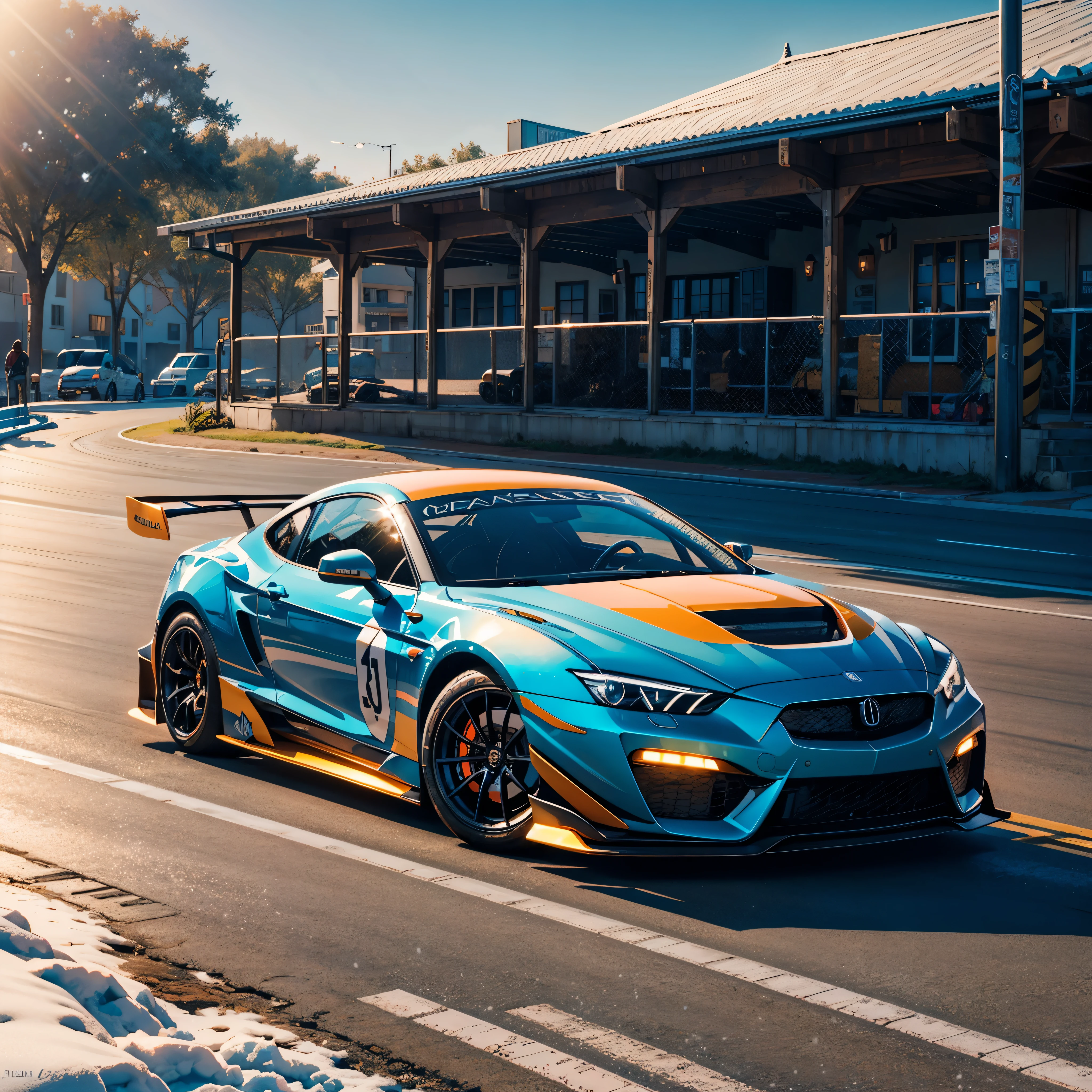 epic Nebulae stunning nebula vibrant hues ethereal interstellar sparks curiosity birth evolution stars Sun hyper starry_sky spacious SunShine panoramic sunset ultra sunrise Josan_Gonzalez_style hyper visual_impact street_traffic_jam racing_full_shot spacious_road race_scene multi-racing Gaol Racer Auto_Racing_Circuit Race_Track deep path Equirectangular_360 street UnrealEngine5 Ultra Masterpiece Cinematic_sunlight ultra Pro_Photo-realistic optimal ultra_high-quality opengl-shaders ultra_high-details accurate reflex ultra_high-resolution perfection volumetric lightning improved Octane_rendues ultra_high-definition UHD XT3 DSLR HDR 3dcg shadow analogiques extatiques symmetrical dazzling Will-o'-the-wisp global luminescence (((An boatmobile inspired ultra-realistic angelic neon metallic black silver and gold chrome race car designed on a icy surface road with snow falling and deep snow covers the ground and everything all around ))), best quality, ultra-detailed, race car, street racing-inspired, Drifting, LED, ((Twin headlights)), (((Bright neon color racing stripes Cristallines kit incandescente flash blow glow))), (Black racing wheels), Wheel spin showing motion, Show car in motion, Burnout, wide body, chrome modified car, racing livery Lava Fire Blast Flame luminescence plasma hearth incandescente reflection varied multi etc. --s 1000 --c 20 --q 20 --chaos 100