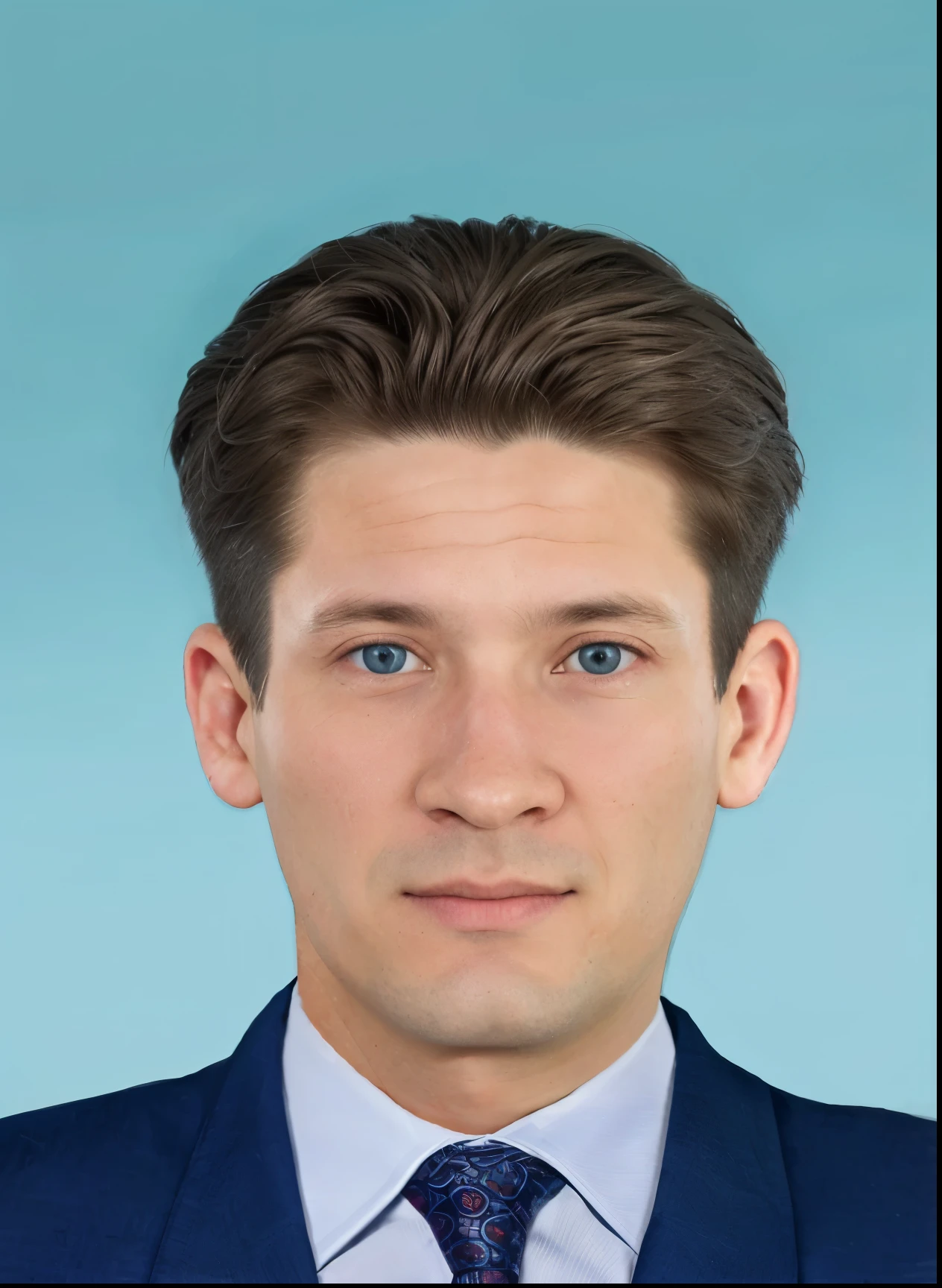 there is a man in a suit and tie posing for a picture, Andrei Ryabovichev, Volodymyr Zelenskyy, andrei riabovitchevy, Andrea Savchenko, Maxim Shirkov, Daniil Kudriavtsev, retrato nft, rosto hiper realista, Andrey Surnov, Ivan Aivakovsky