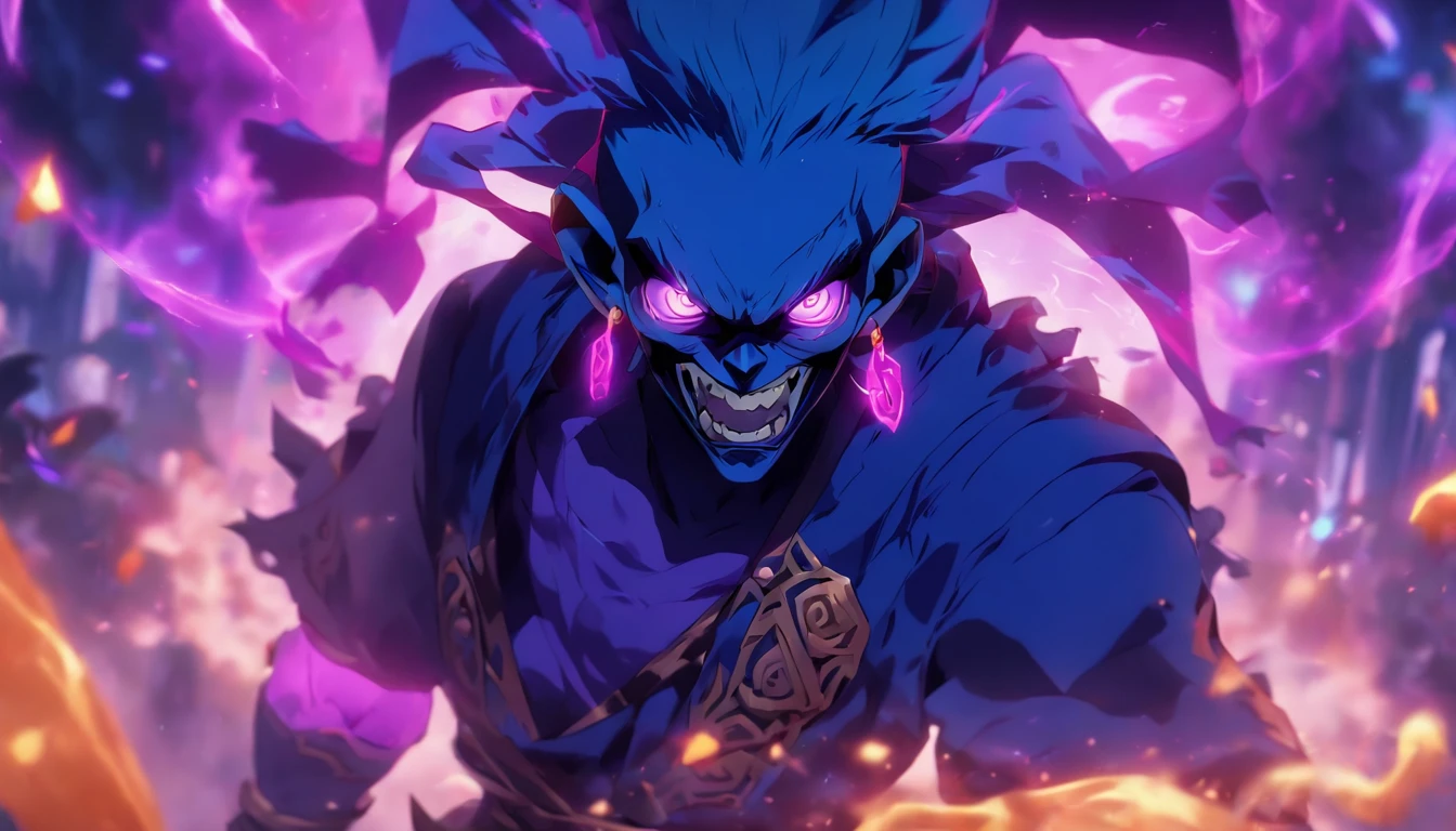 1 young mage like zombie ryze costume from league of legends, 4k, full hd, dark, magic, evil, creepy