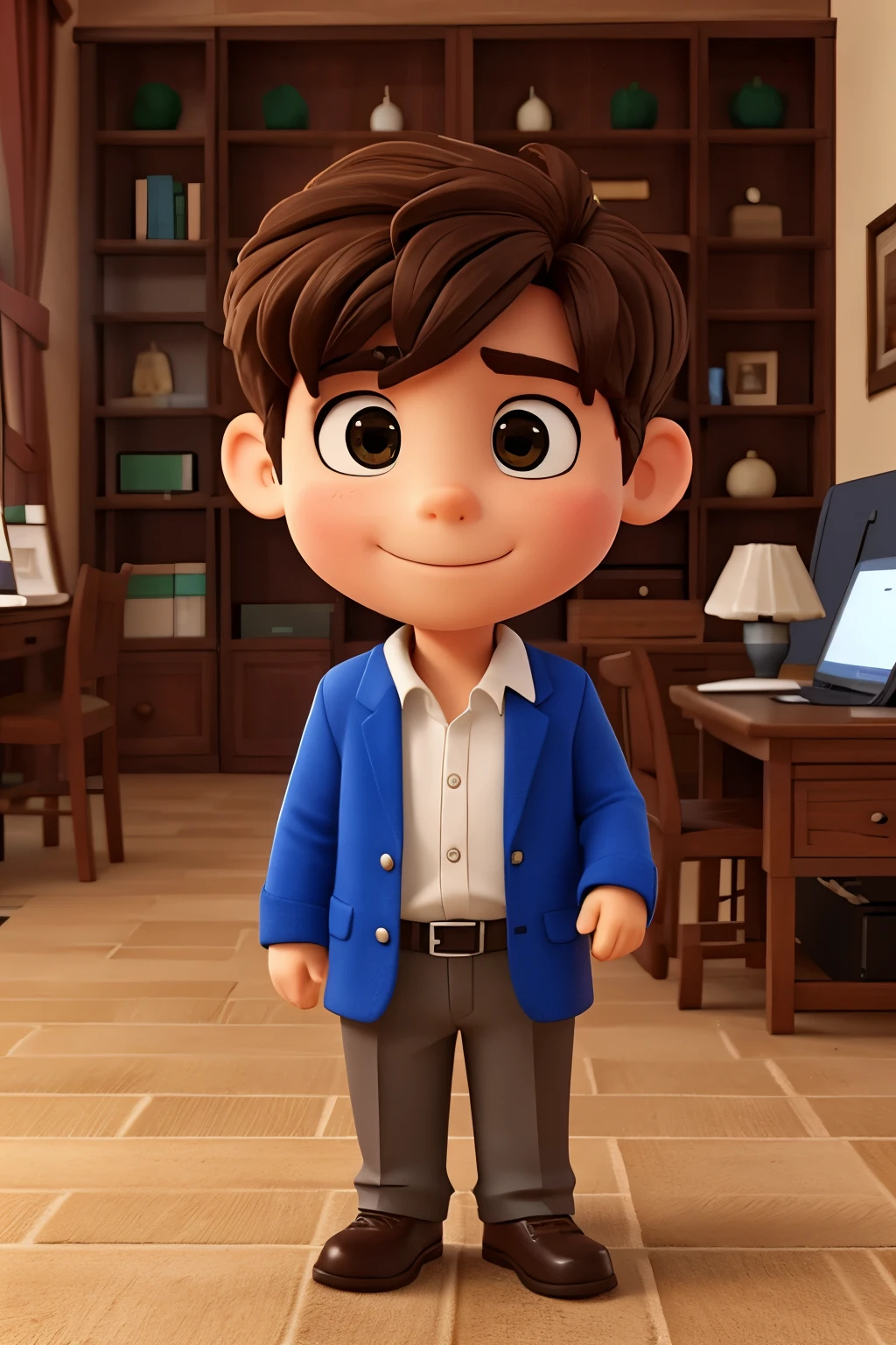 melhor qualidade, 1 pessoa, usando computador, escritorio, homem