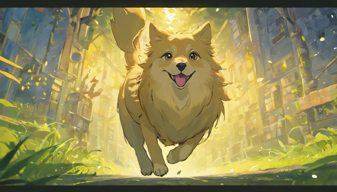 Golden Retriever adventures with his friendly owl in search of tennis ball, design, Children's books