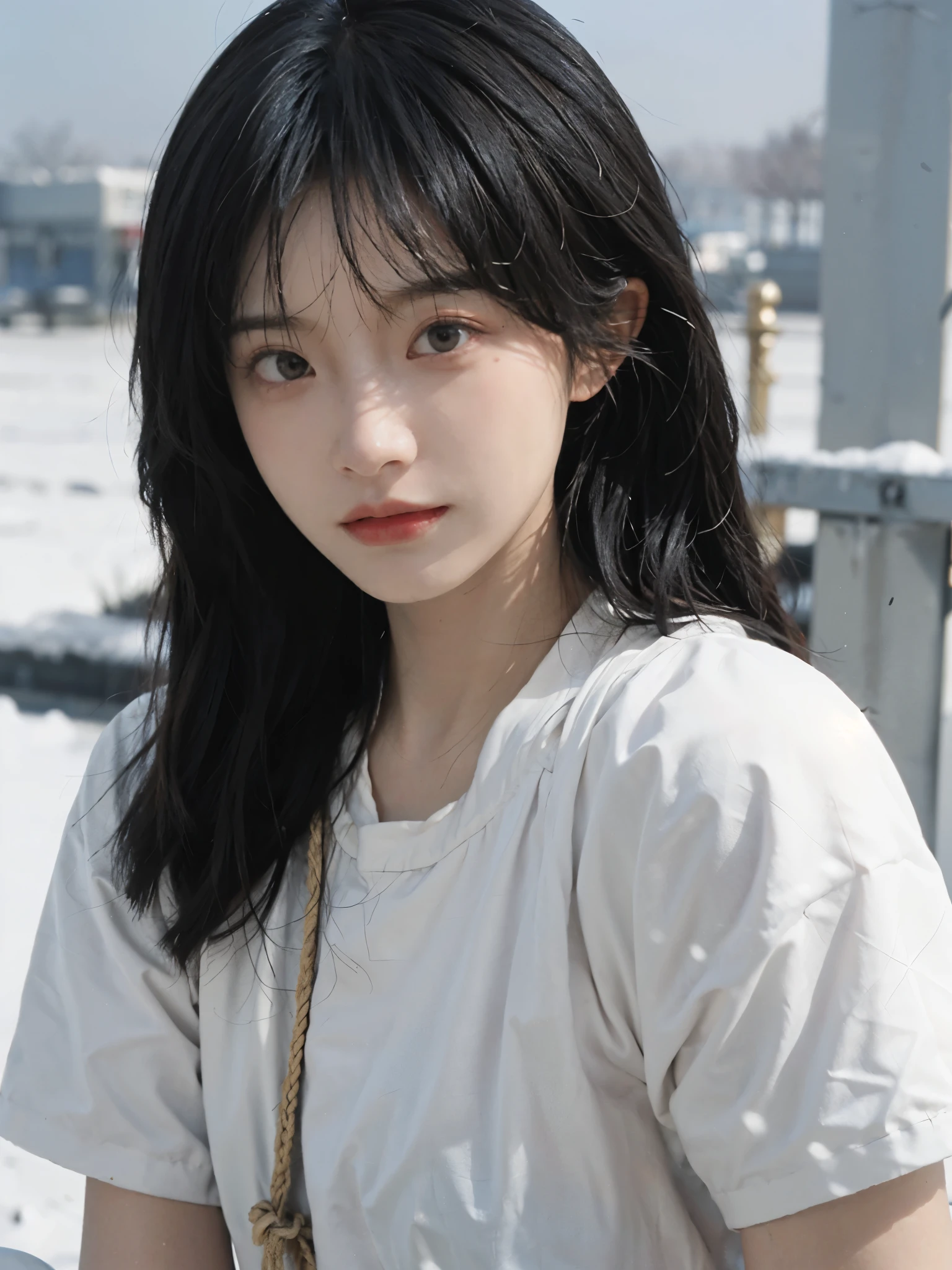 best quality， ultra high resolution， White background，（Upper body：1.4）（realistically：1.4）， 2个girl，（medium shot：1.4 gold），short sleeves，cute，Atmosphere，twin，A pair of eyes as clear as snow,Royal sister，girl，looking at the audience， close up ，