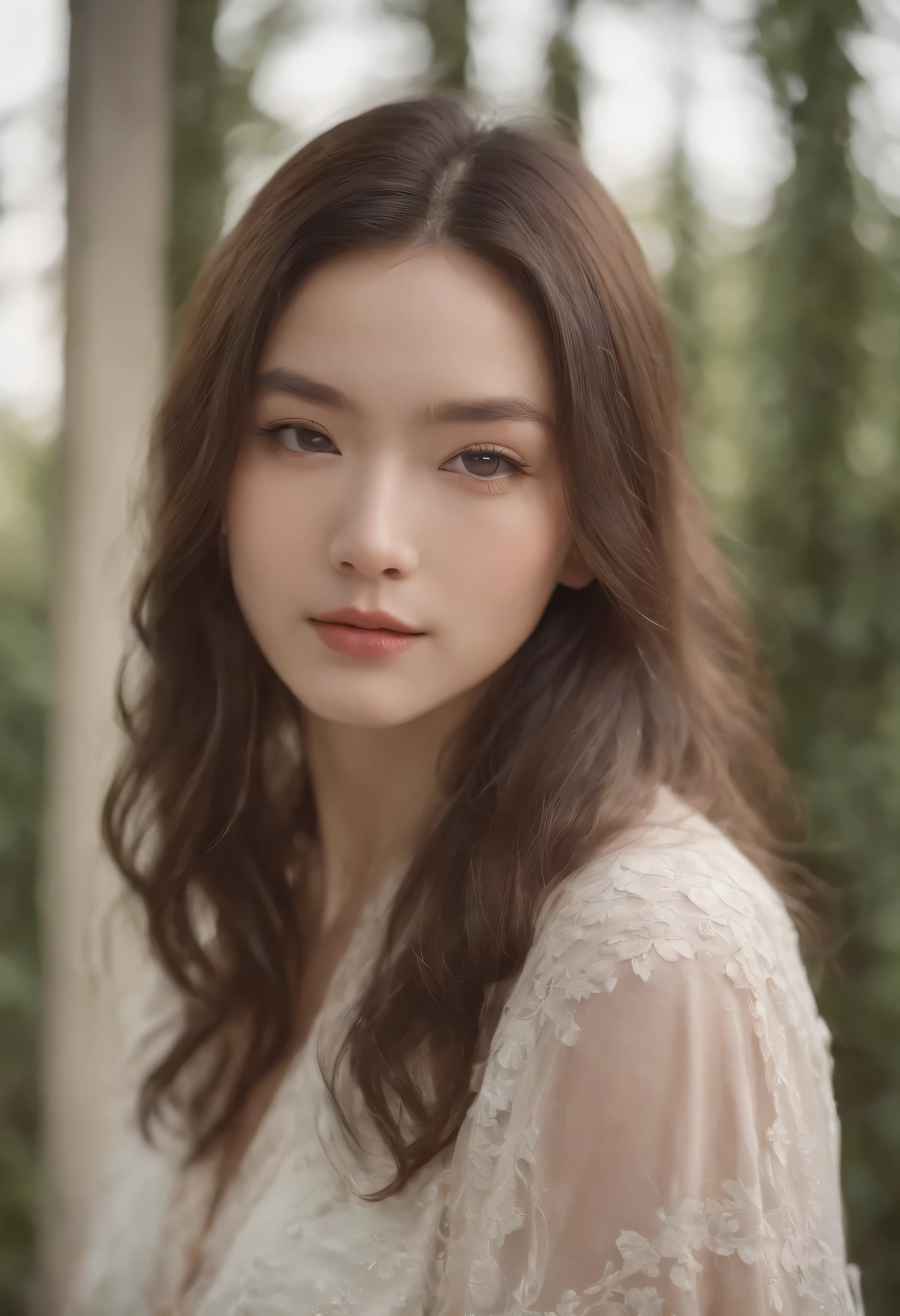 À la chinoise、tenant une épée longue、cheveux blancs、cheveux longs et flottants、jeunesse、Vue lointaine、4k