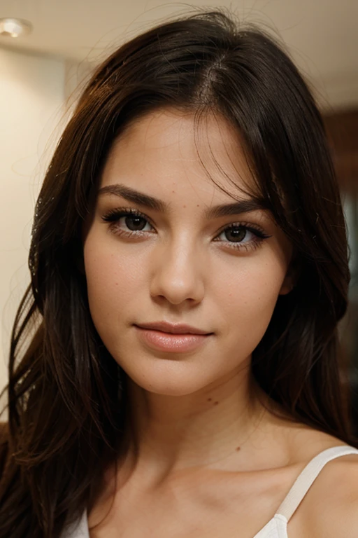 attractive woman face shot