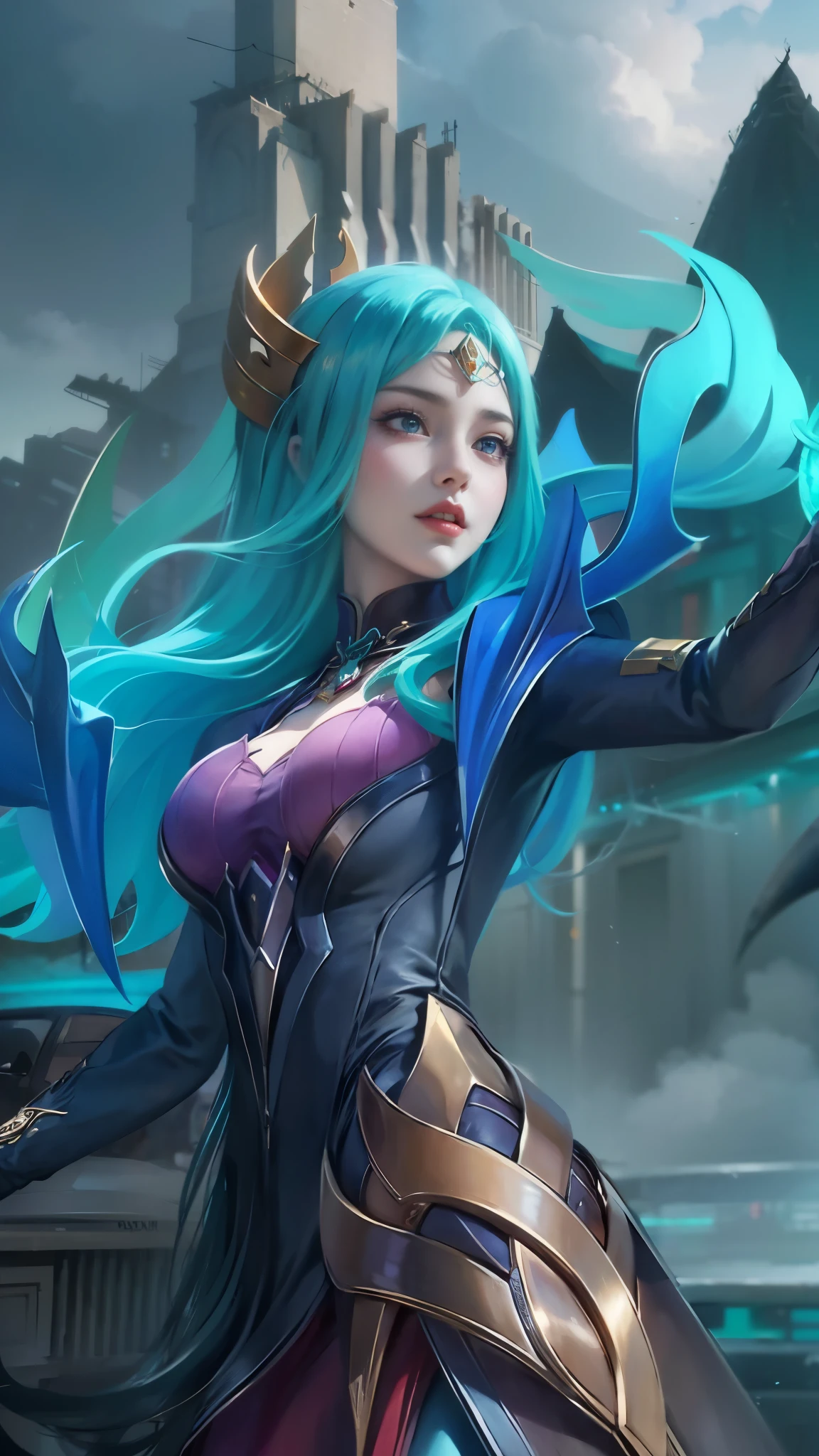 a close up of a woman wearing a red hood like a ruby wearing a patch over one eye, shadowbringers cinematic, 4 k detail fantasy, a beautiful fantasy empress, game cg, xianxia fantasy, xianxia hero, 2. 5 d cgi anime fantasy artwork, cinematic goddess close shot, ruan jia and artgerm, wow 4 k detail fantasy, hyperdetailed fantasy character