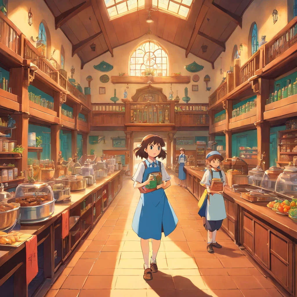 Magic Academy生徒達, Magic Academy,migration , canteen