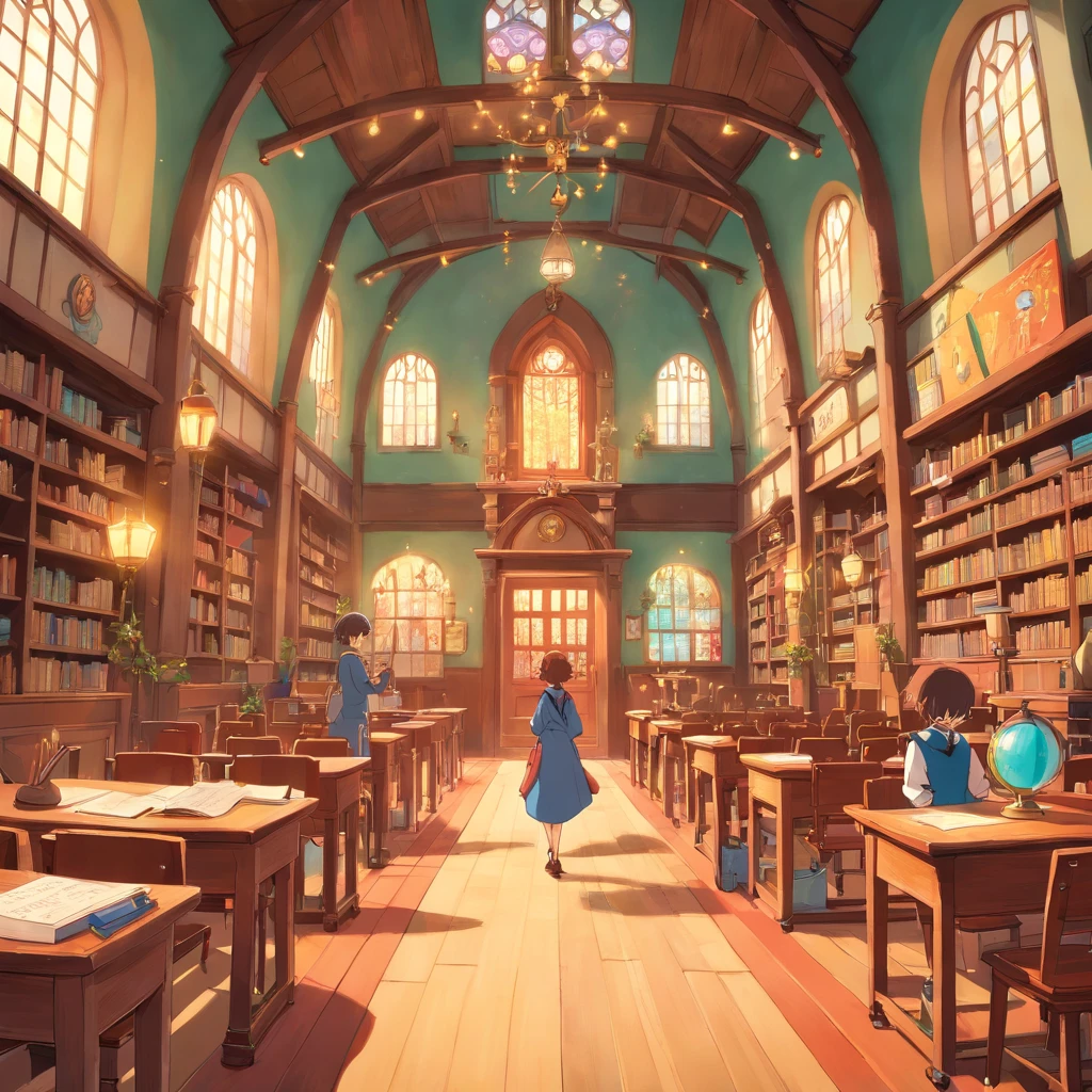 Magic Academy生徒達, Magic Academy,migration , classroom